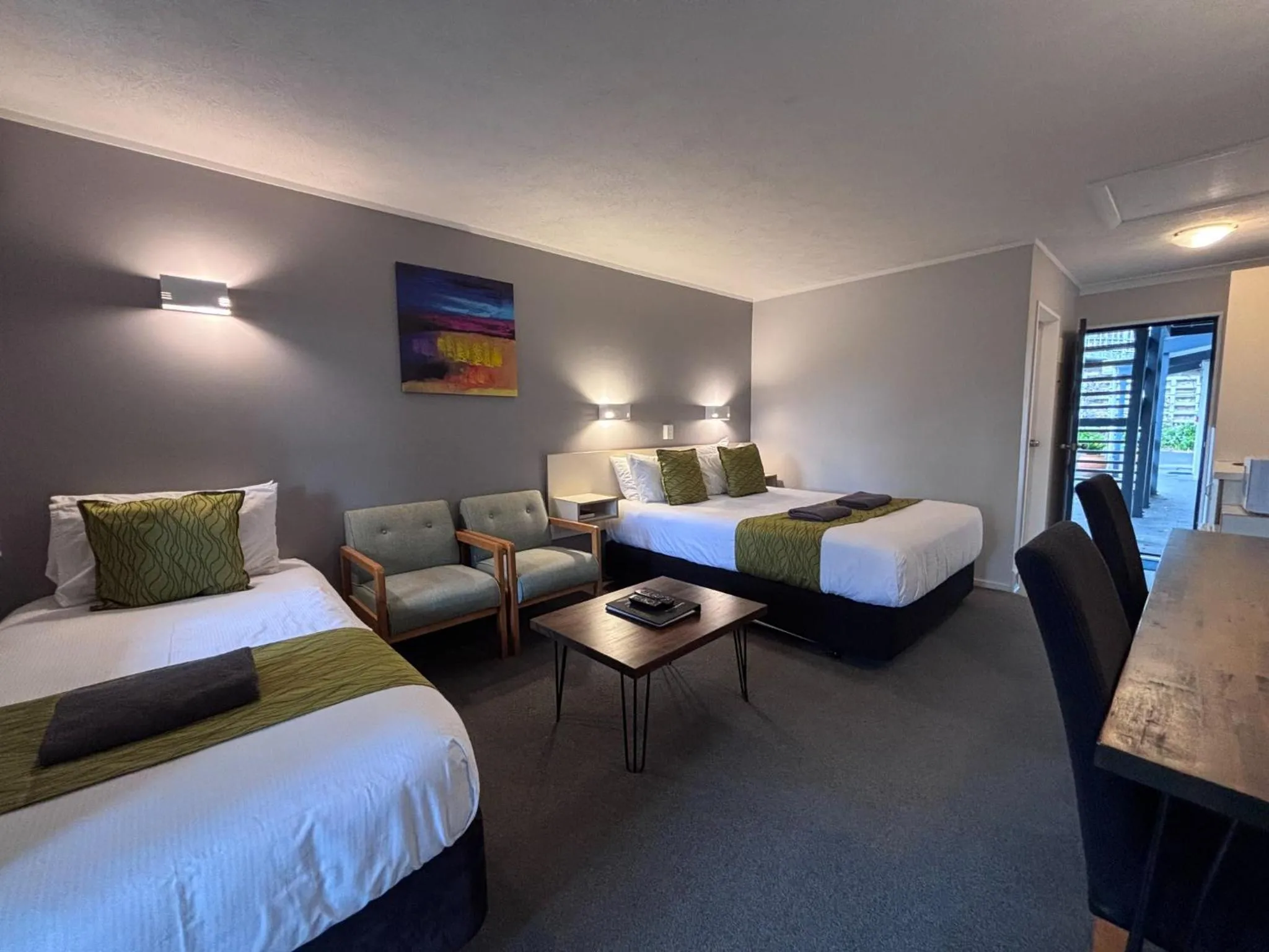 Bedroom, Bed in Wrights by the Sea Motel