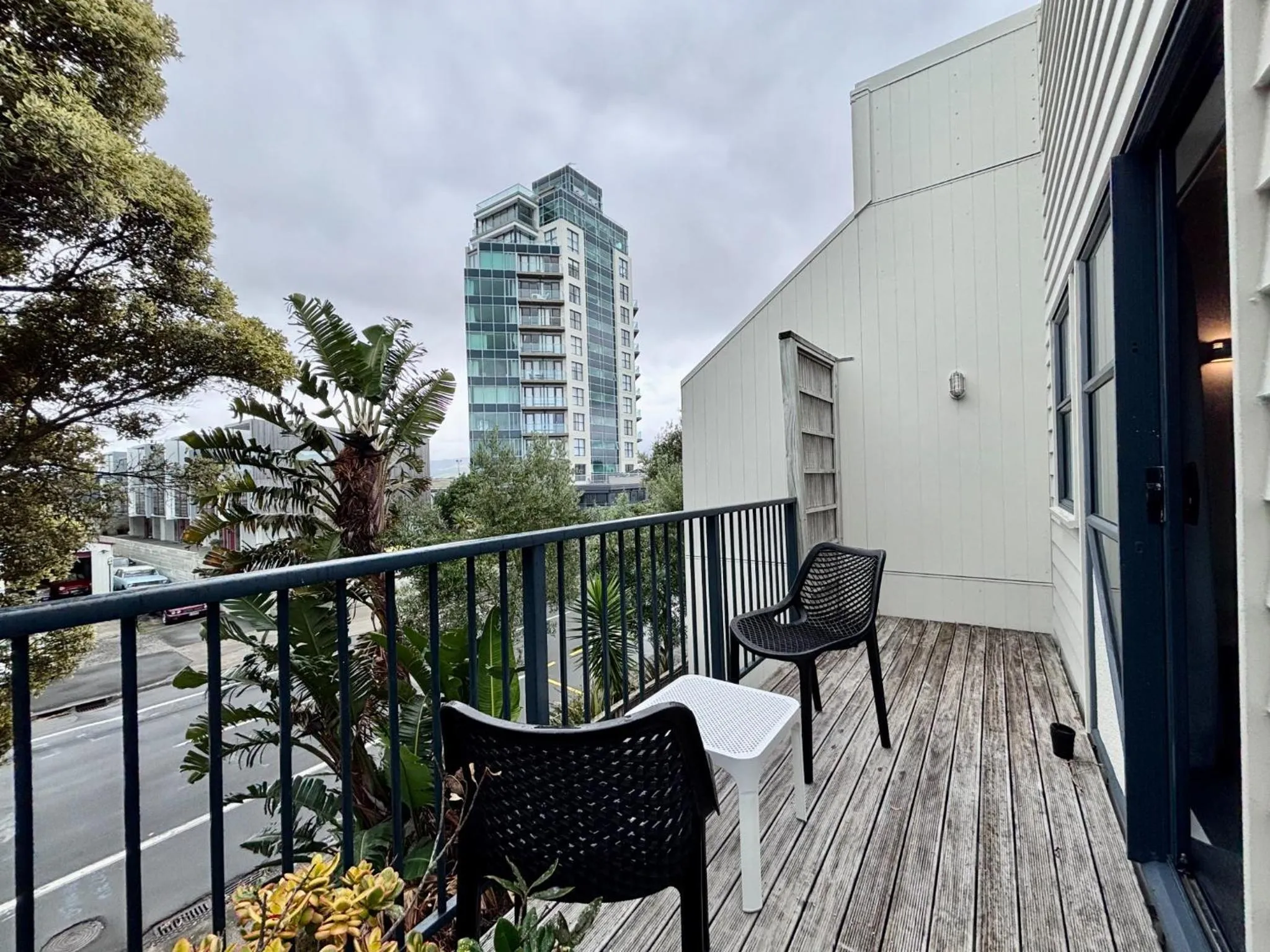 Balcony/Terrace in Wrights by the Sea Motel