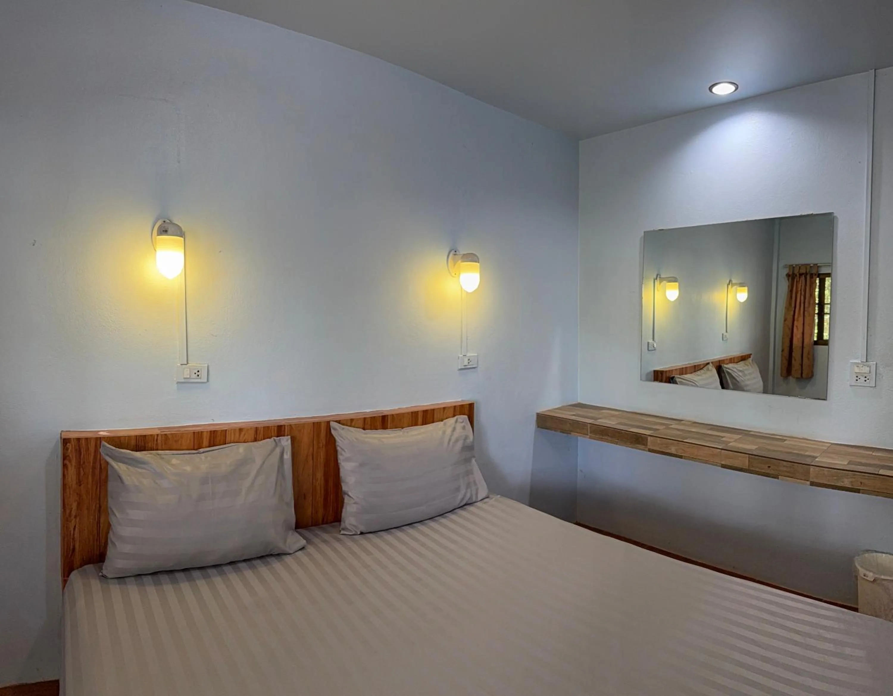 Bed in Ocean View Resort