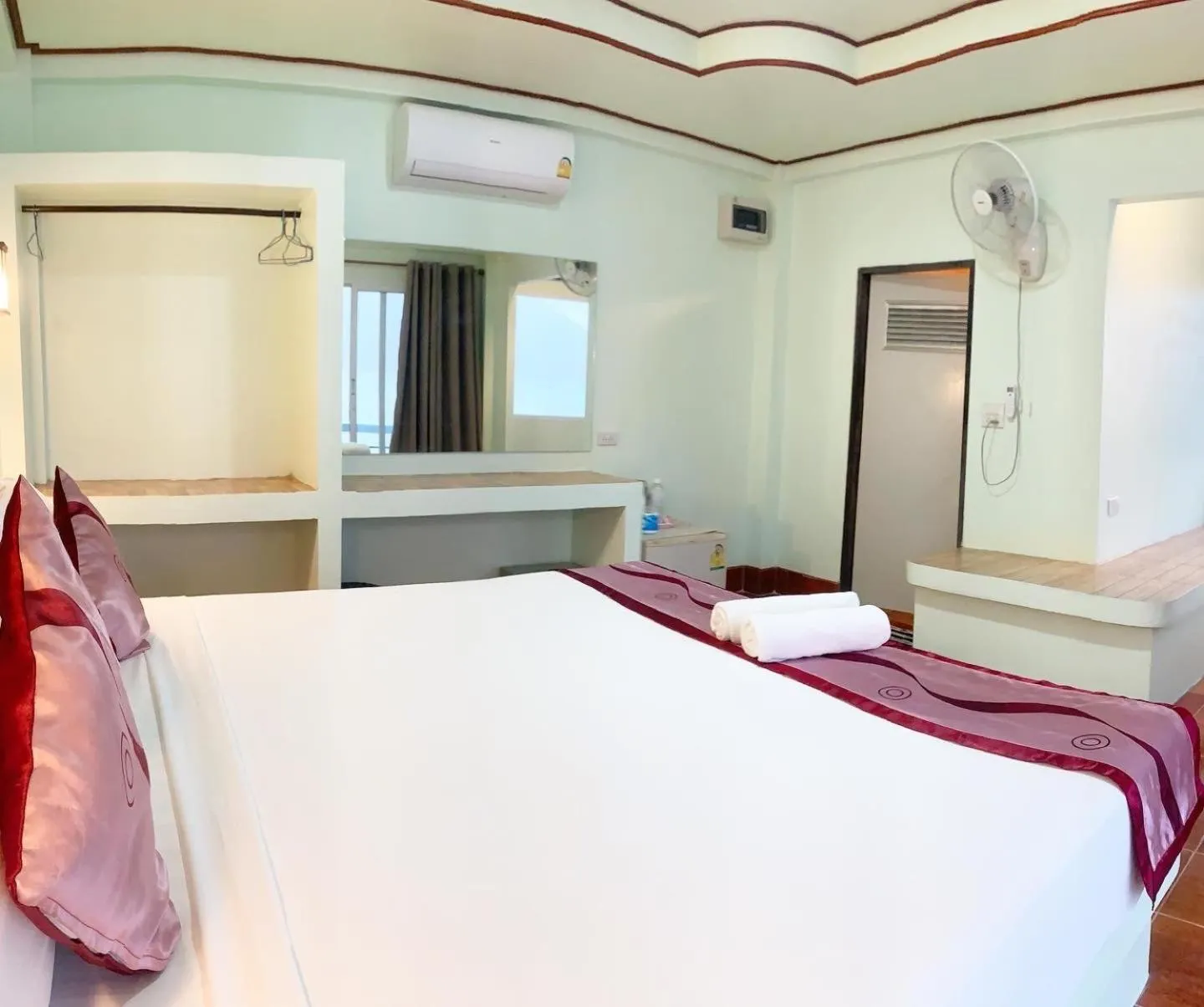 Bed in Ocean View Resort