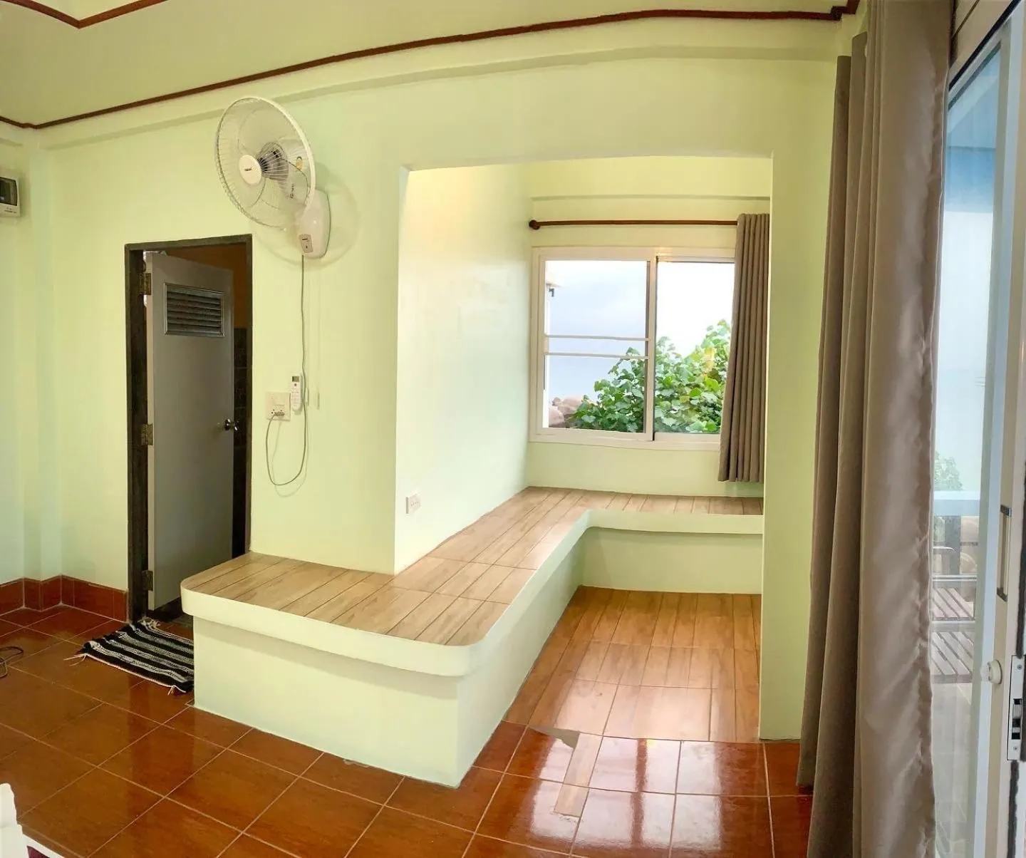 Bed in Ocean View Resort