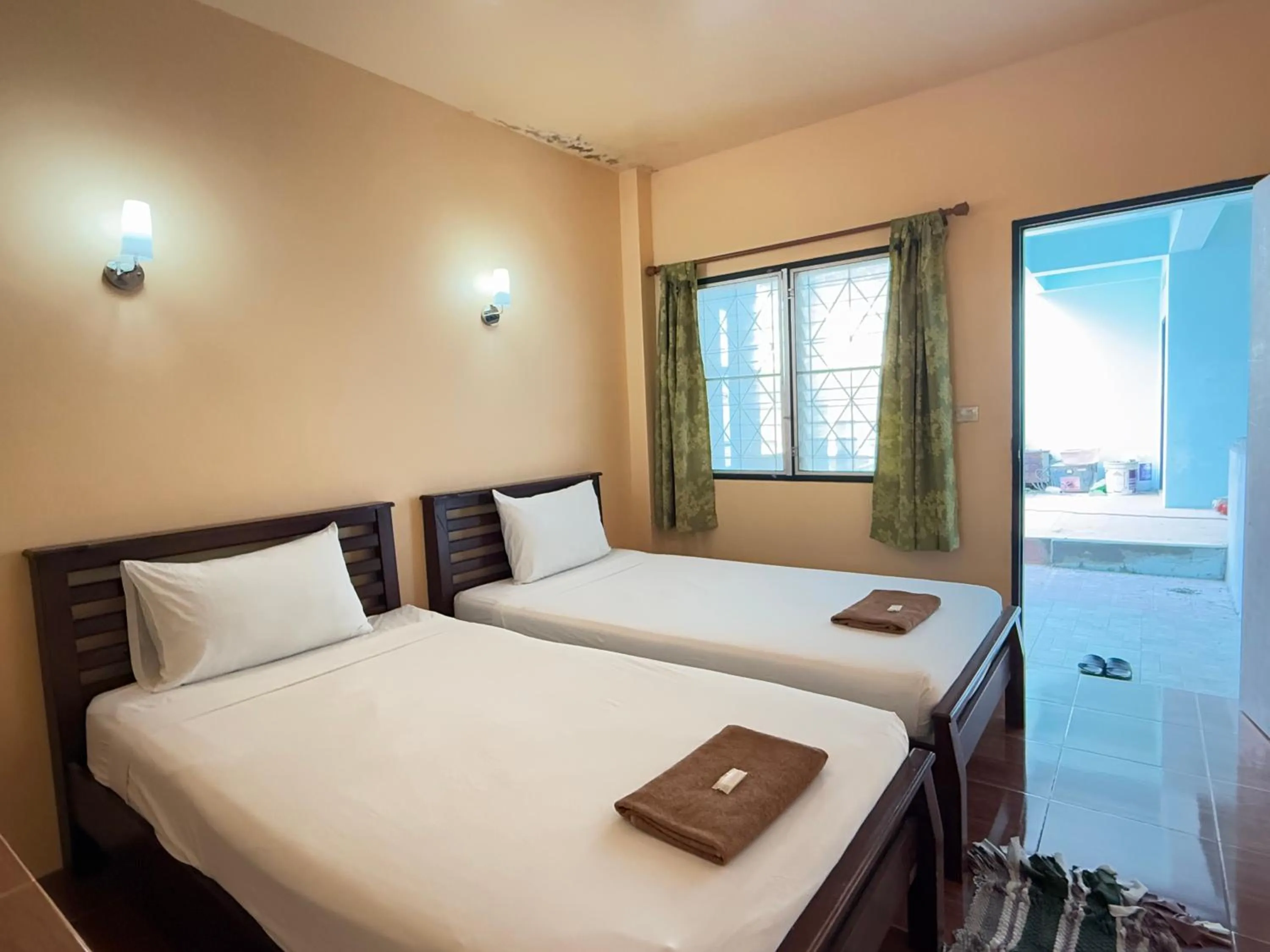 Bed in Ocean View Resort