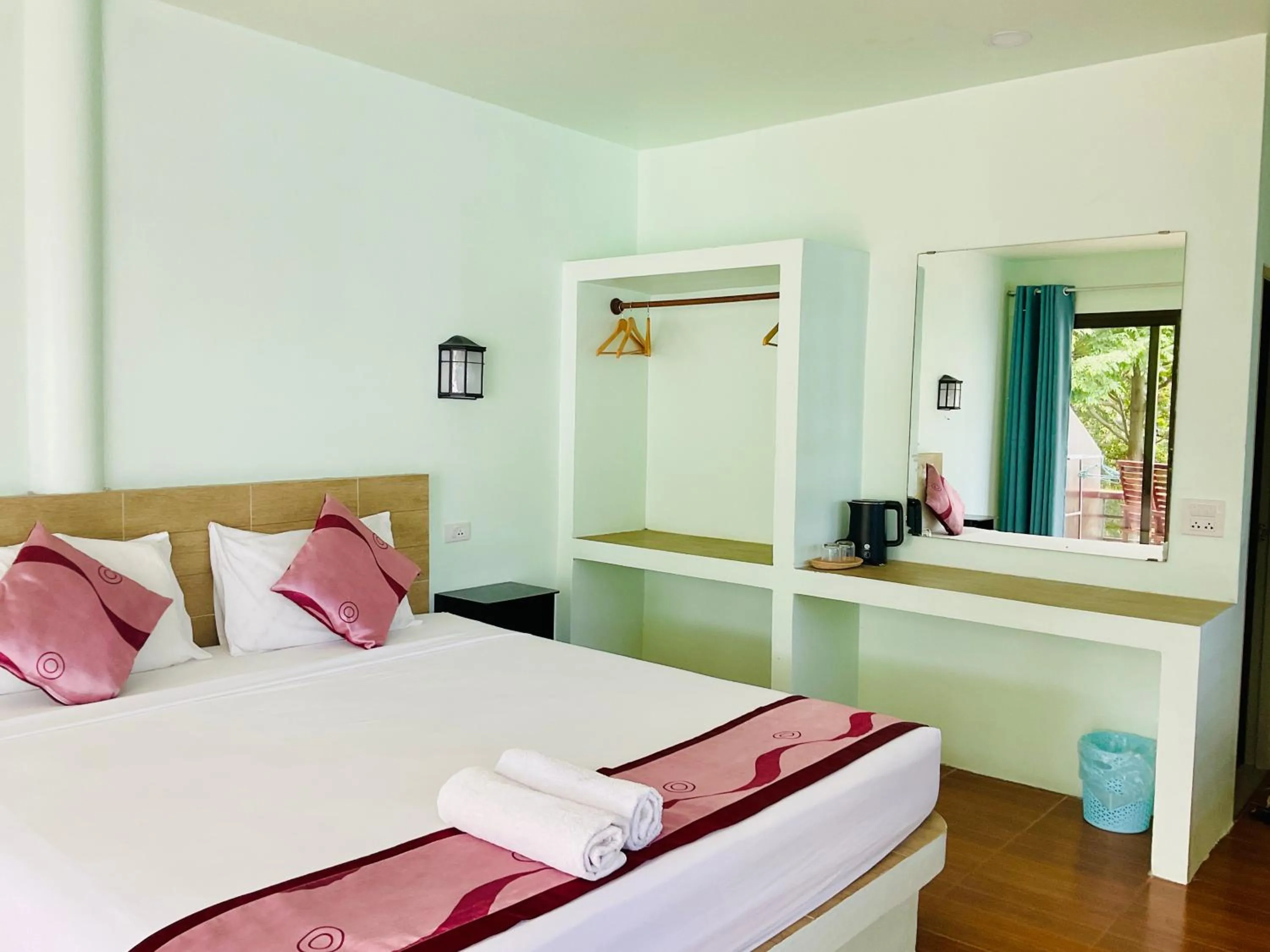 Bed in Ocean View Resort