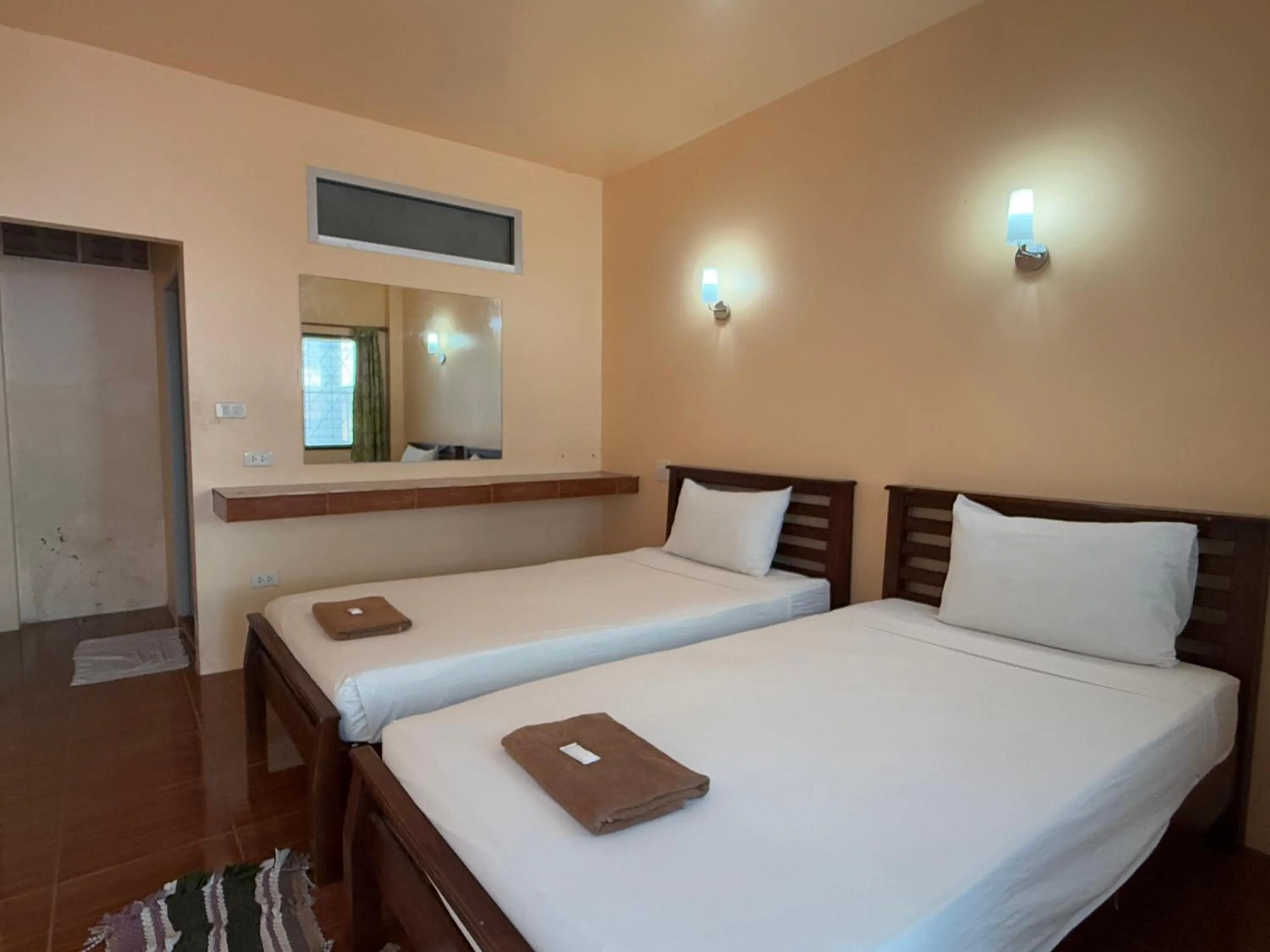 Bed in Ocean View Resort