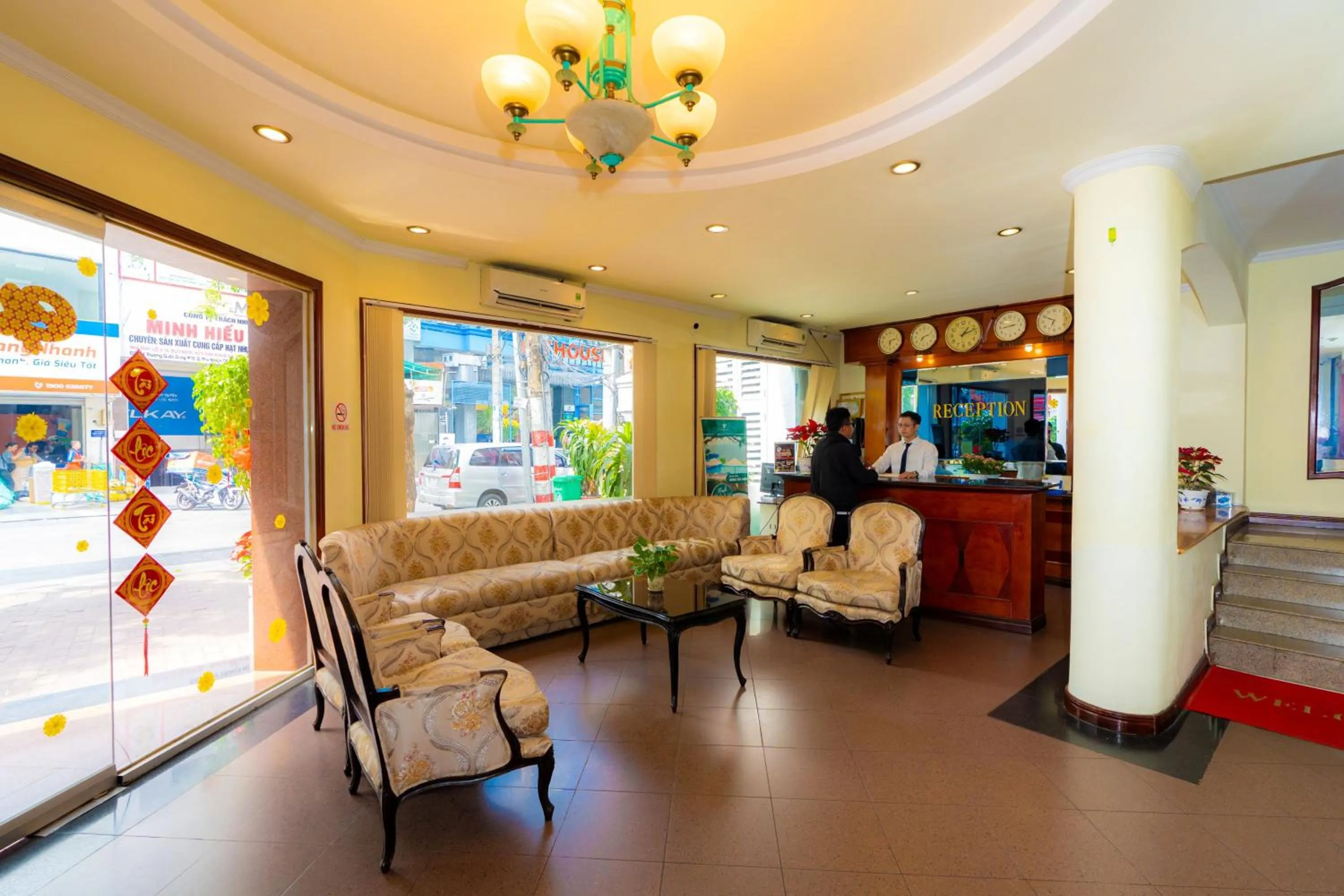 Lobby or reception in Hoang Ha Boutique Hotel