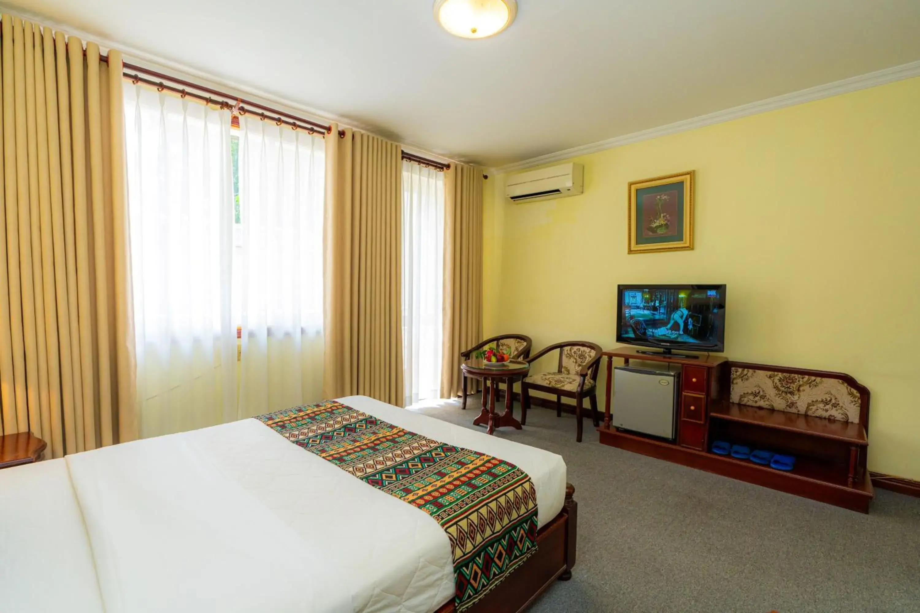 Deluxe Double or Twin Room with Balcony in Hoang Ha Boutique Hotel Deluxe Double or Twin Room with Balcony in Hoang Ha Boutique Hotel