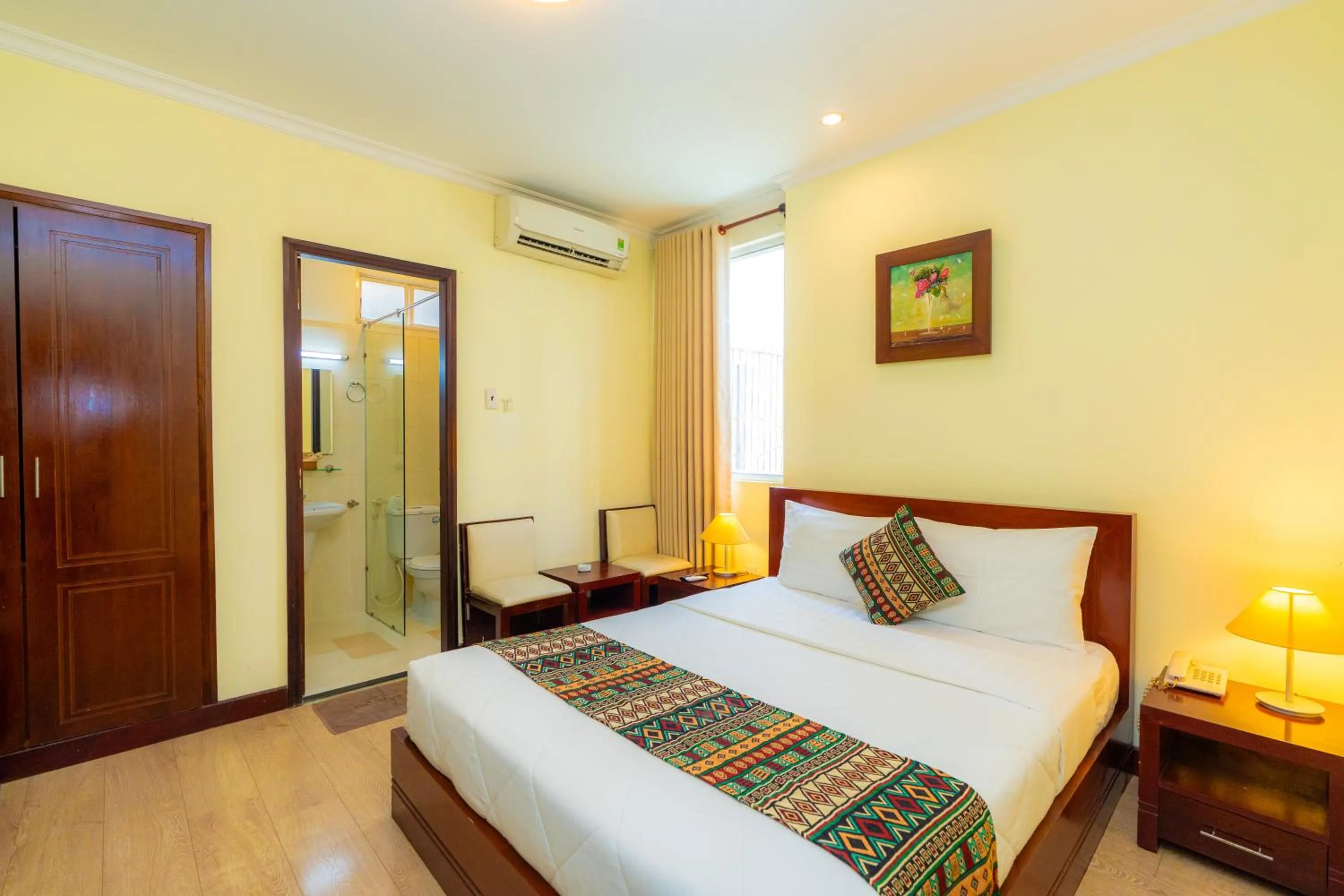 Bedroom, Bed in Hoang Ha Boutique Hotel