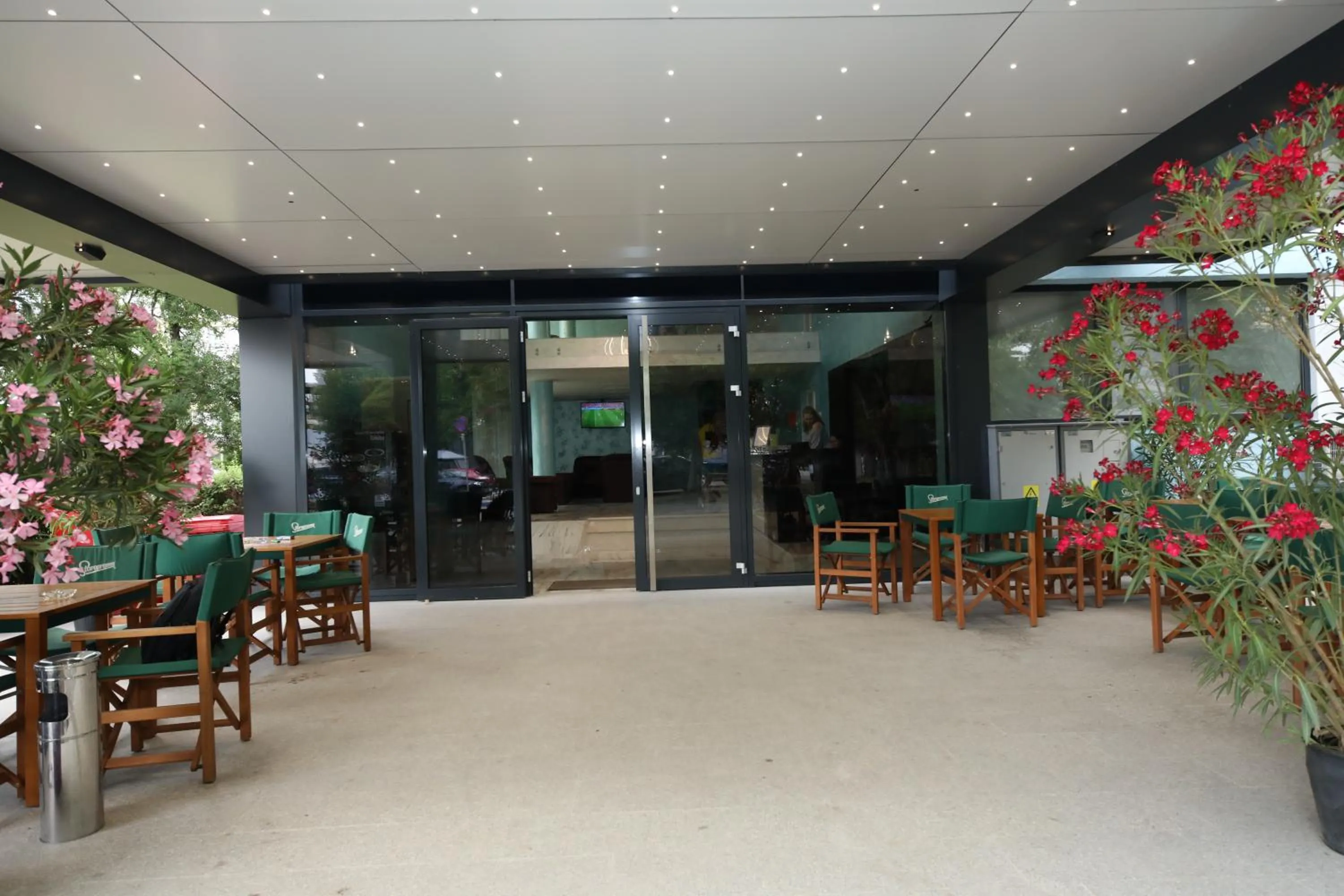 Facade/entrance in Hotel Delfin