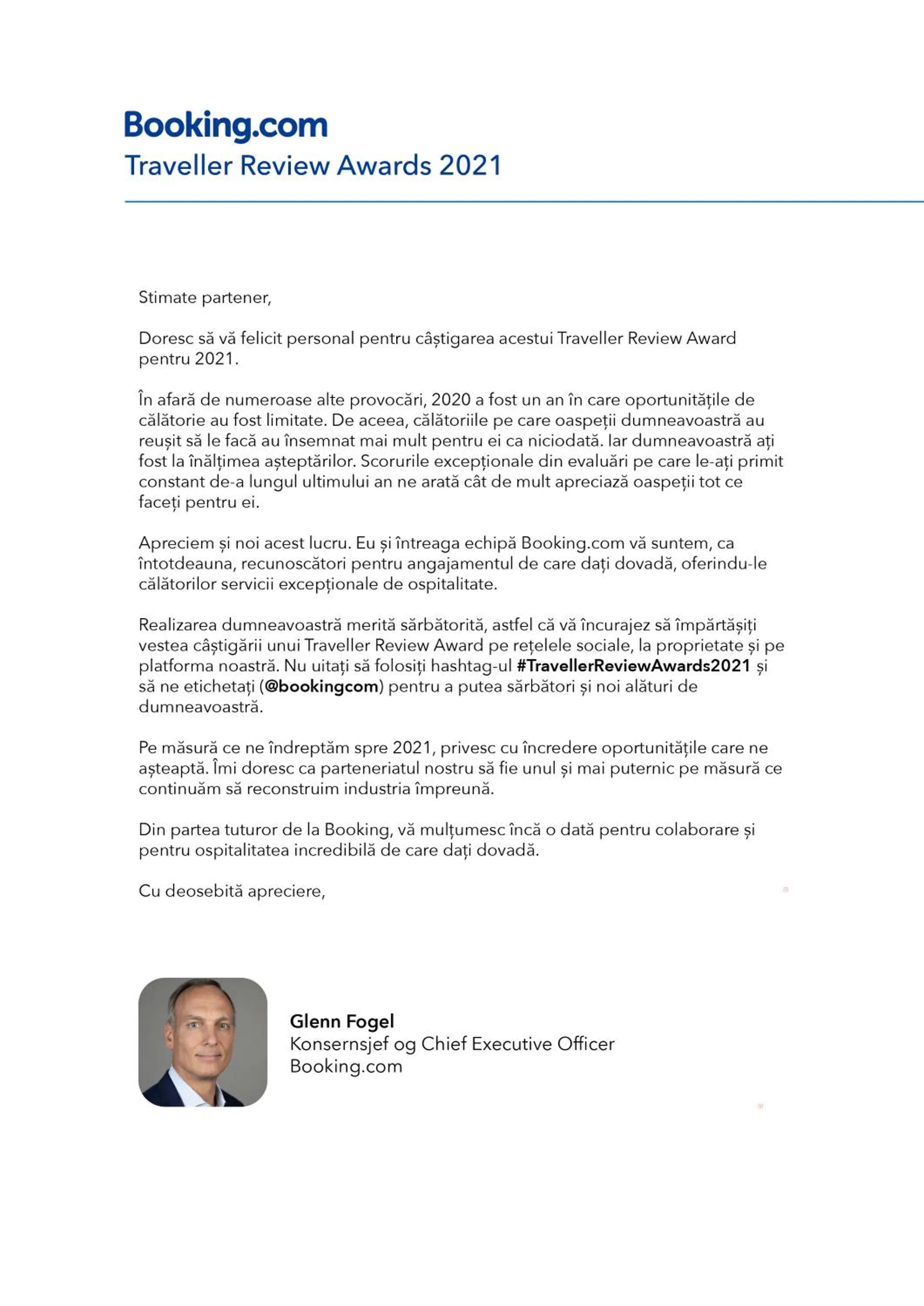 Certificate/Award in Hotel Delfin