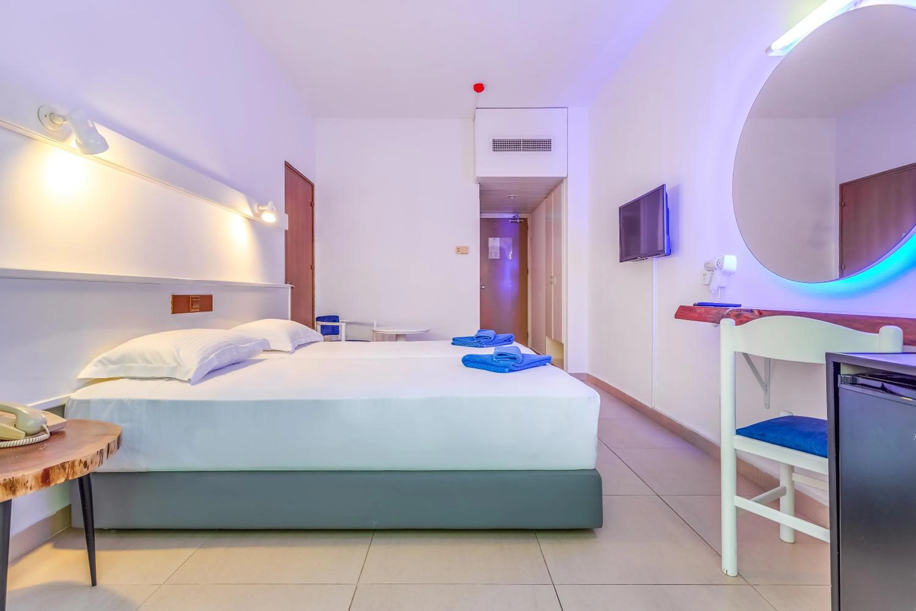 Bed in Adelais Bay Hotel