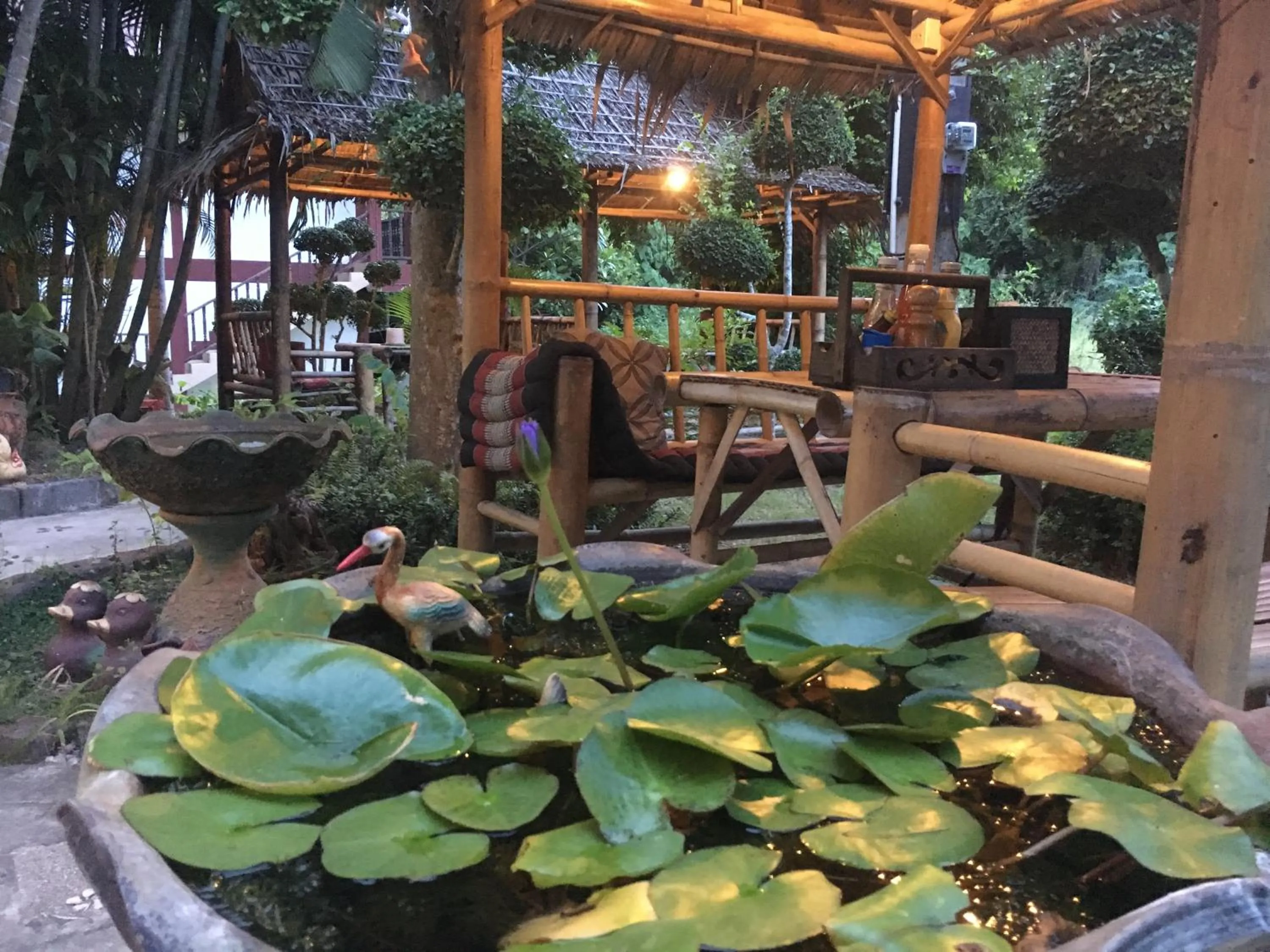 Patio in Jungle Hut Bungalows & Hotel