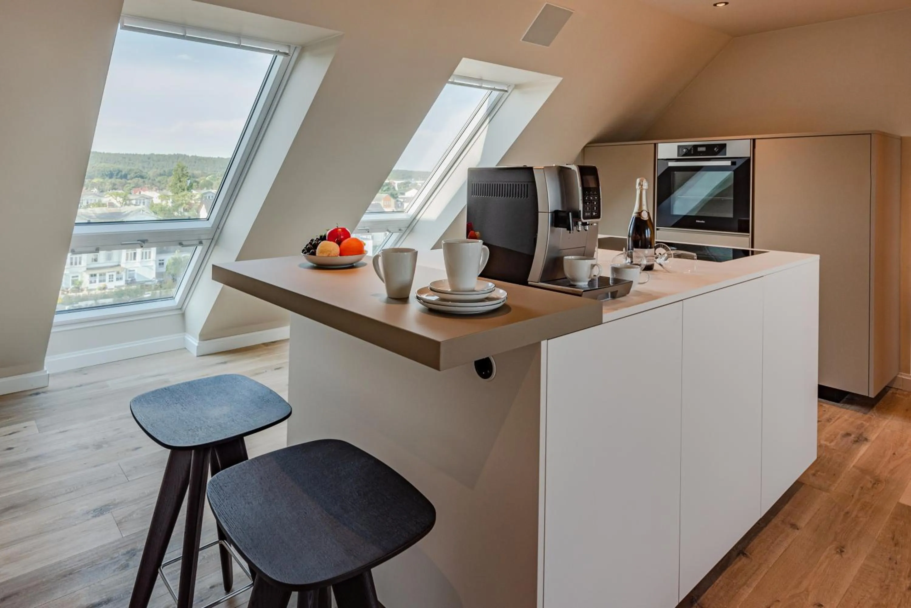Kitchen or kitchenette in Strandhotel Ostende