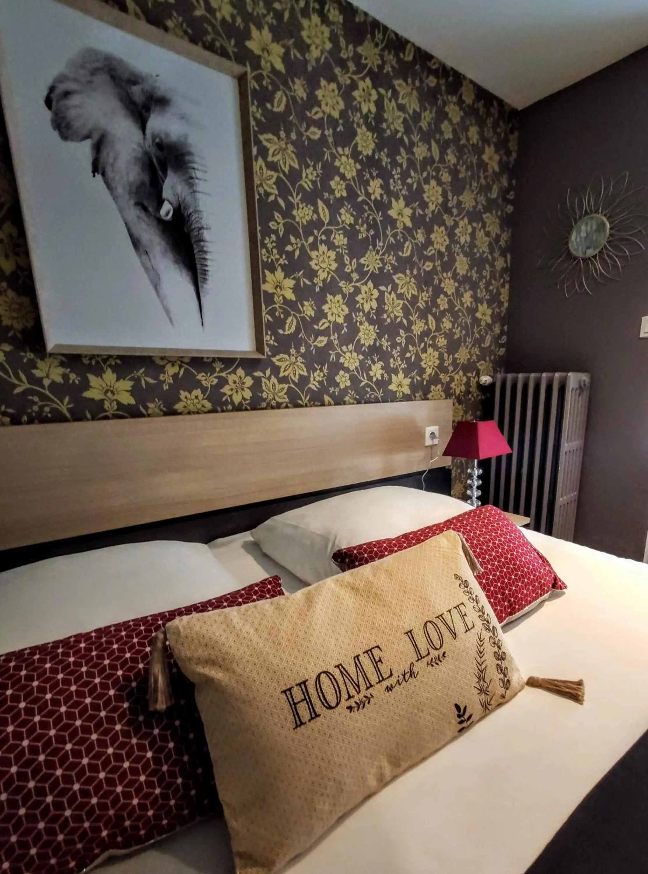 Decorative detail, Bed in Celtic Hotel