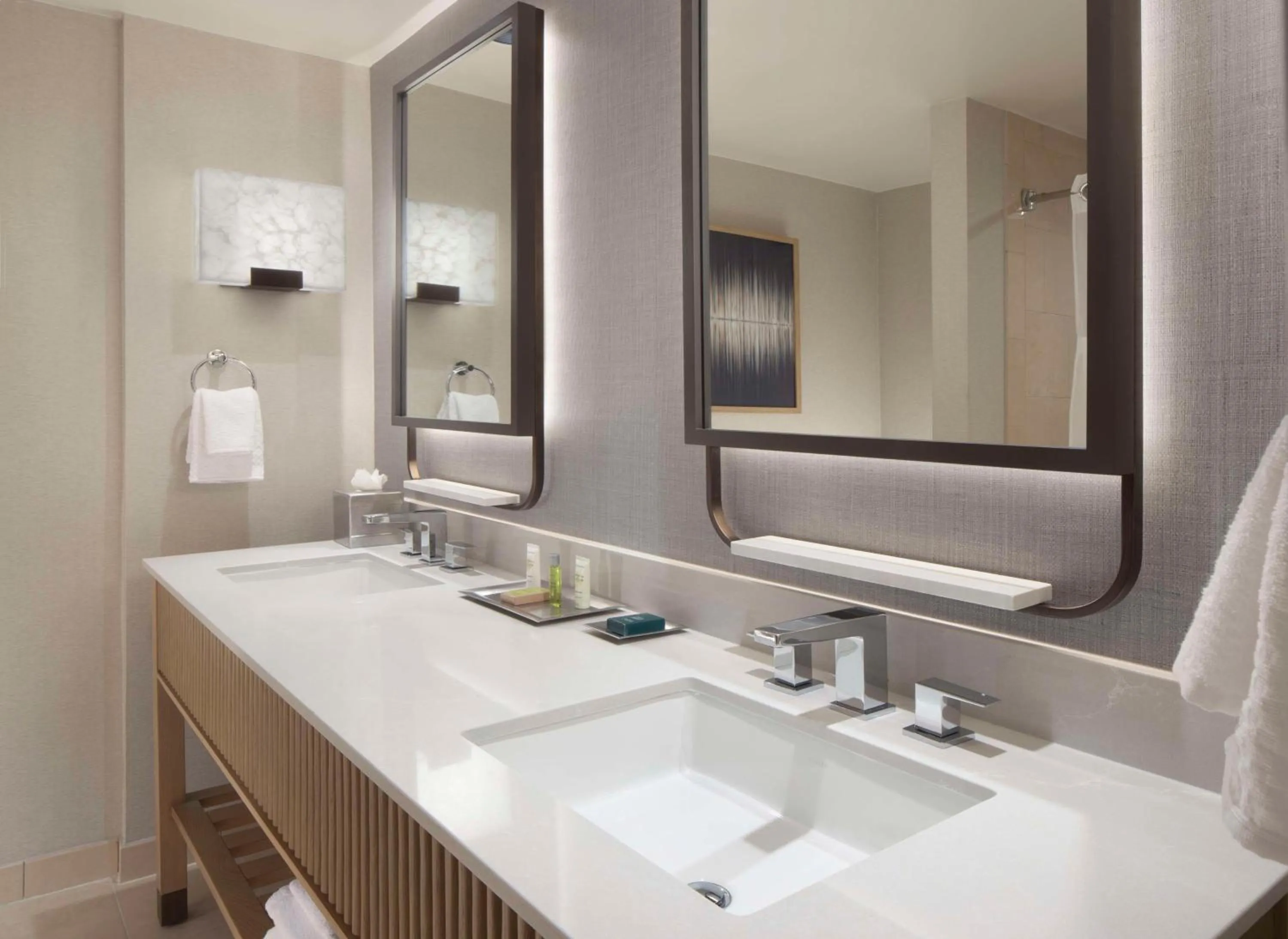 Bathroom in Hilton Anatole