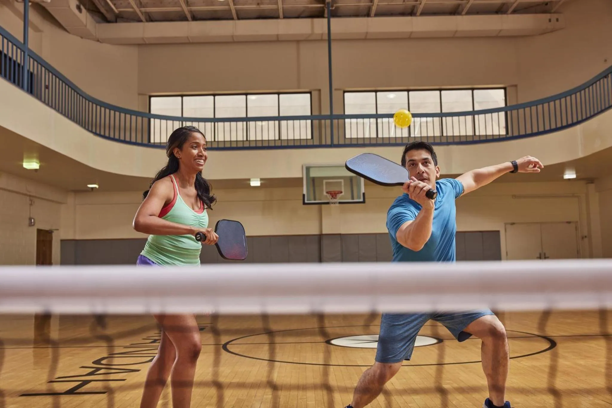 Fitness centre/facilities in Hilton Anatole