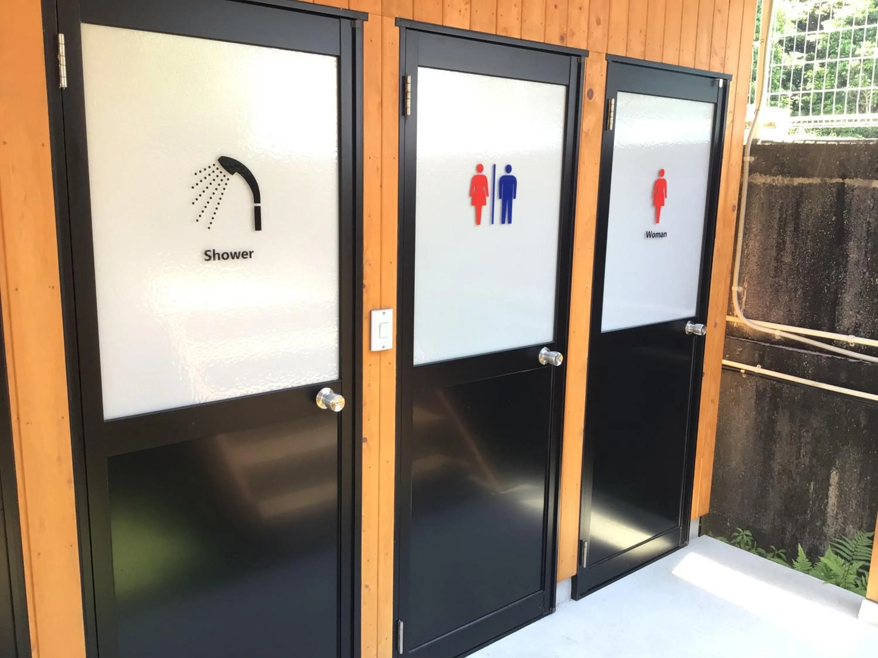 Shower in Kabuku Resort