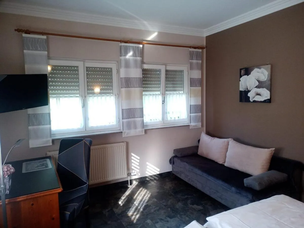 Bed in Landhaus Hotel Müller