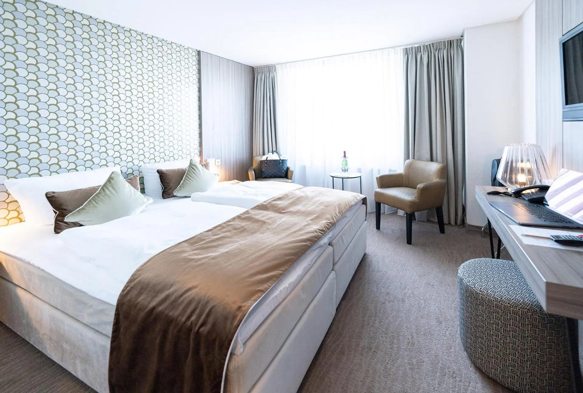 Photo of the whole room, Bed in Bernstein Salzlandcenter