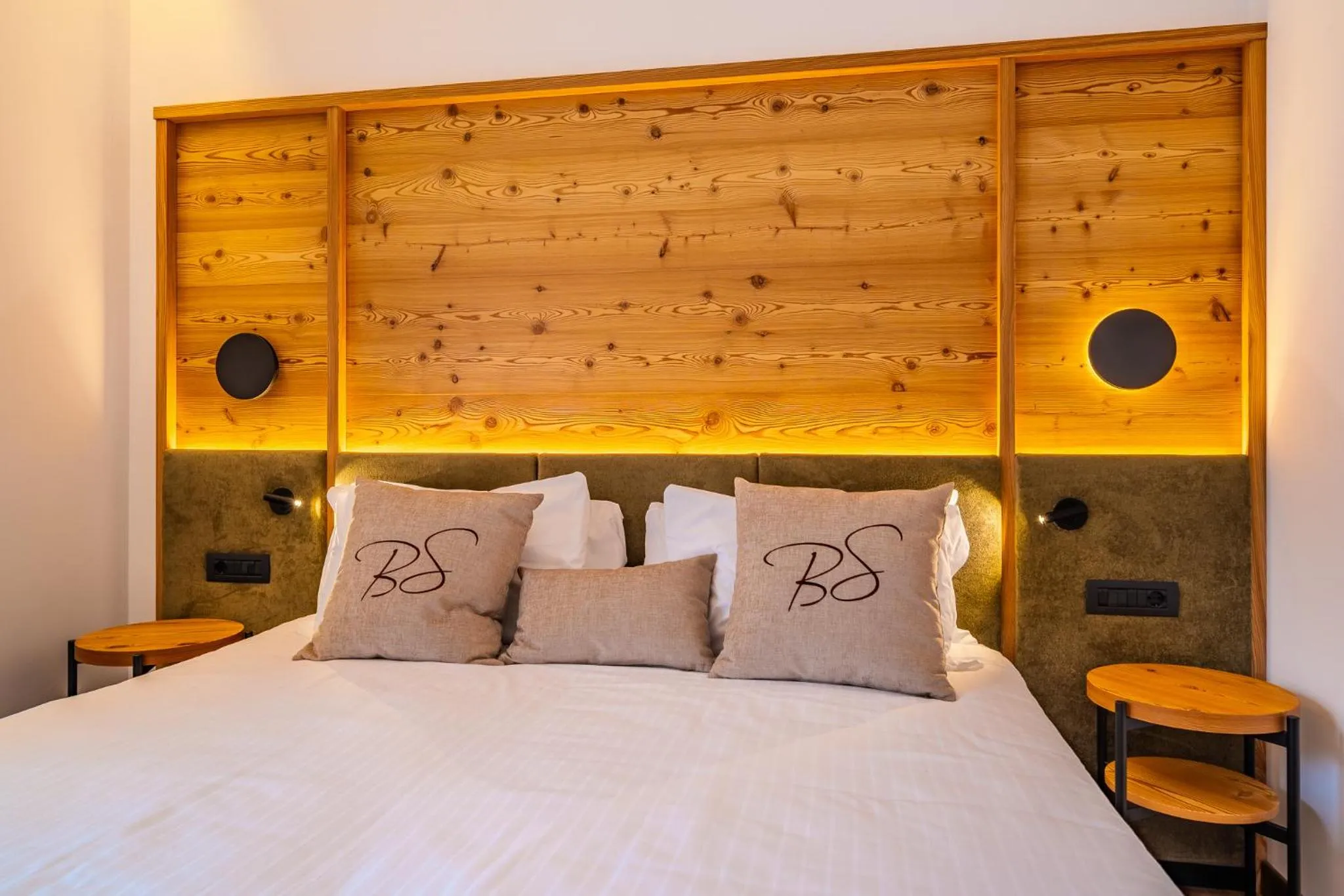 Bed in Hotel Bel Sit Wellness Spa