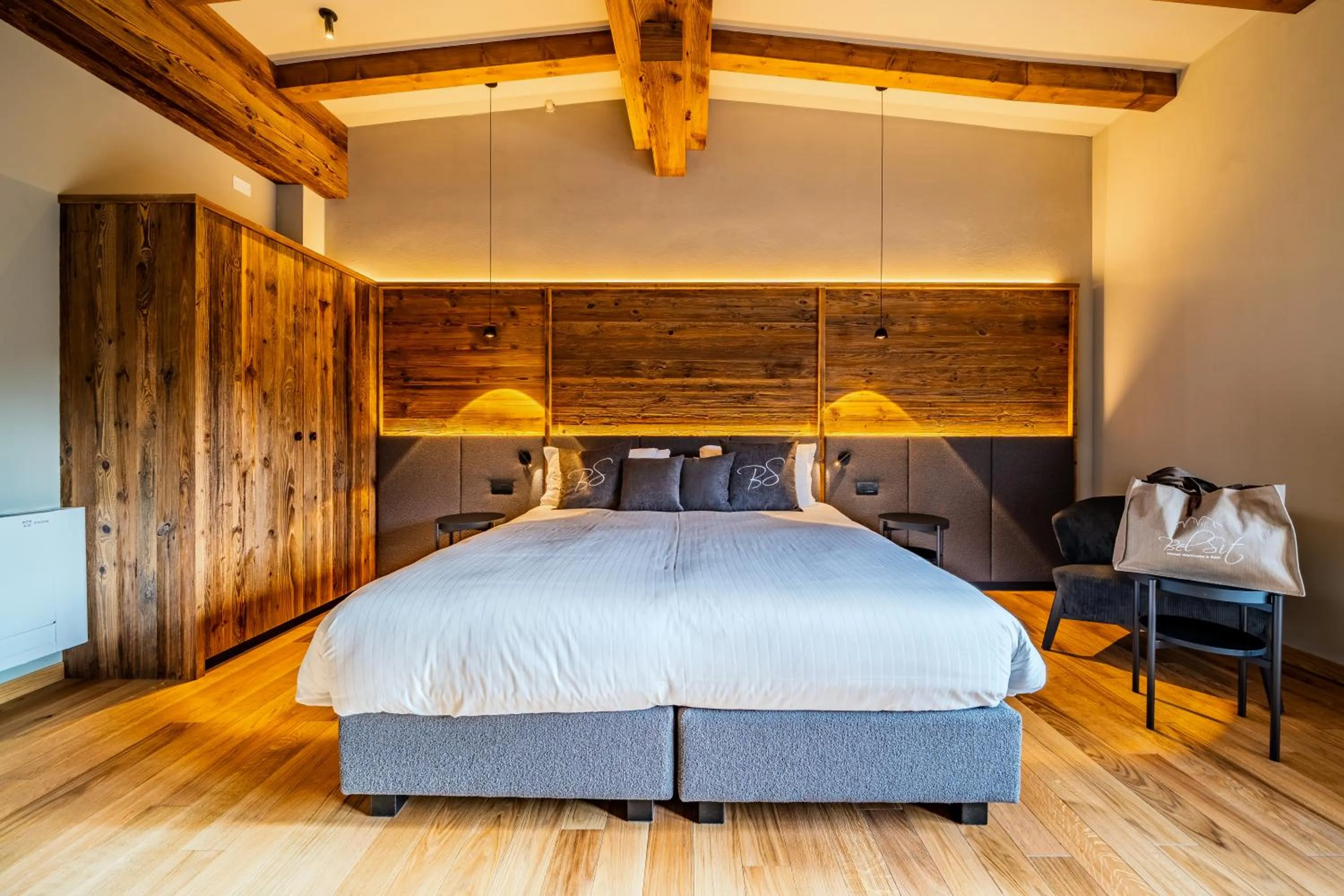 Bed in Hotel Bel Sit Wellness Spa