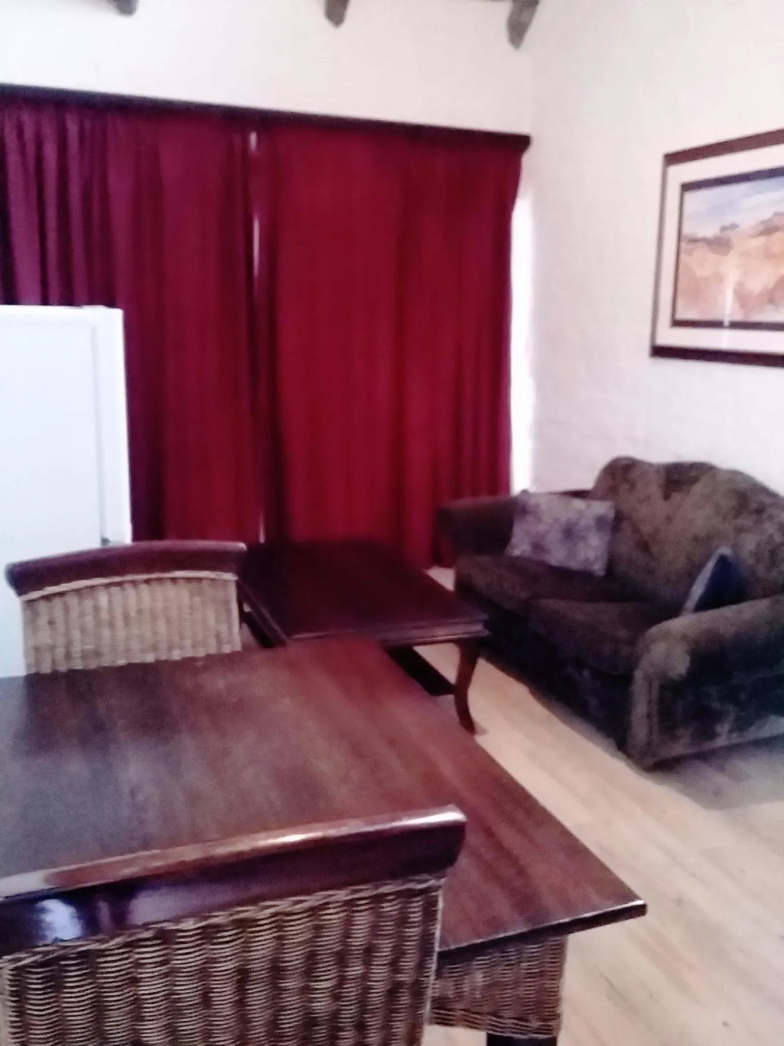 Living room in Bains Lodge - Sustainable Electricity