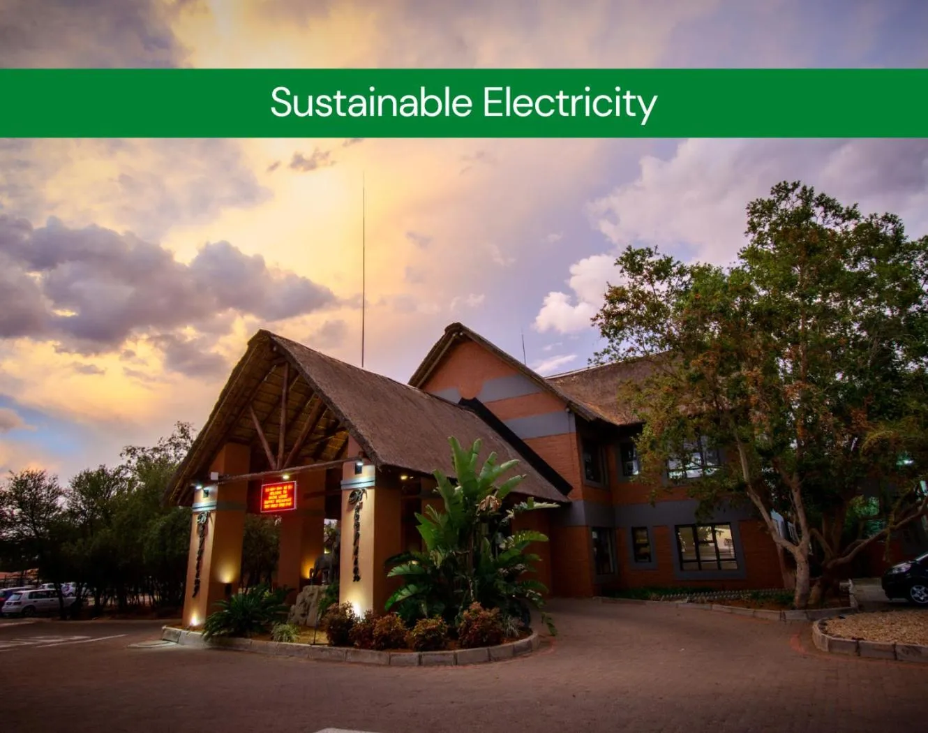 Property building in Bains Lodge - Sustainable Electricity