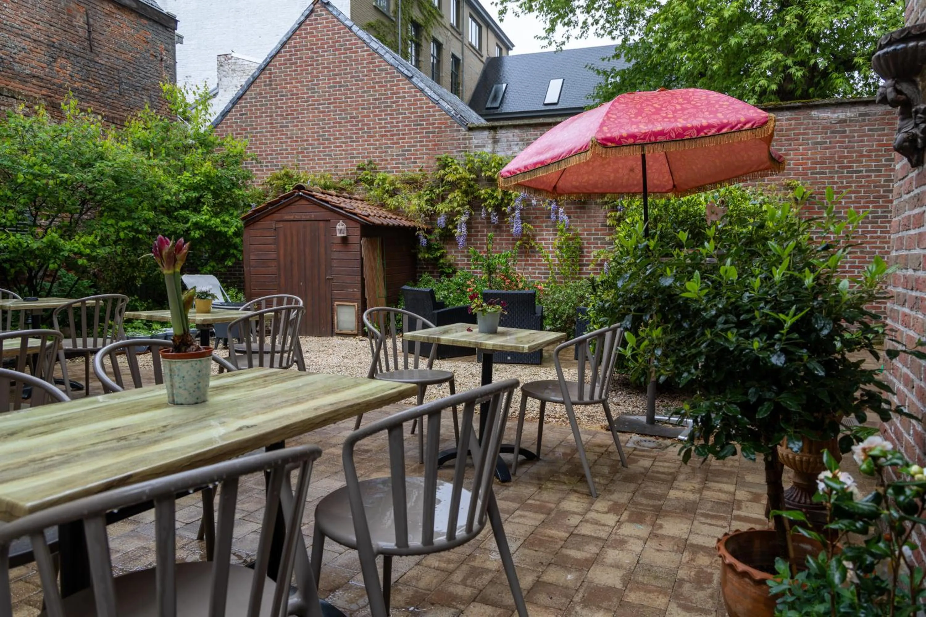 Patio in Hotel De Pastorij