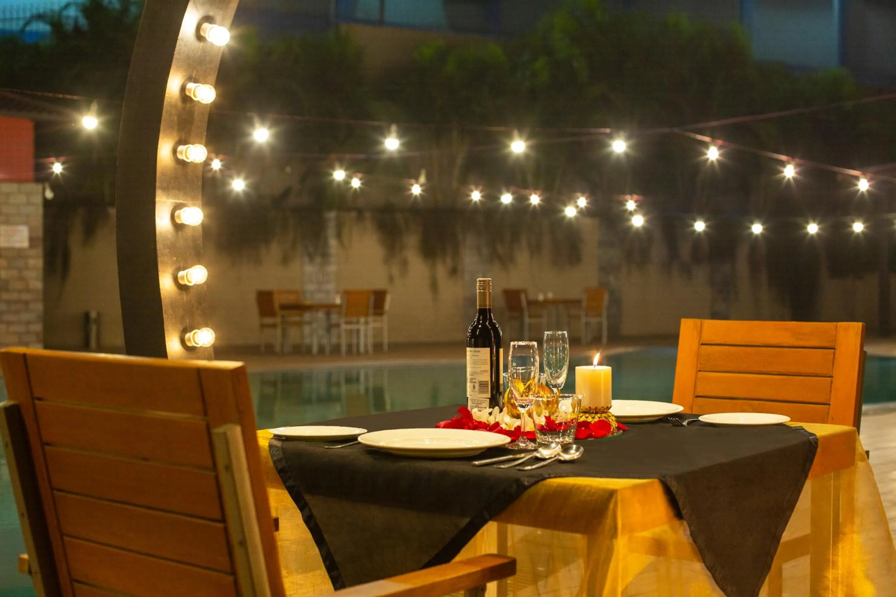 Dinner in Lemon Tree Hotel Baddi