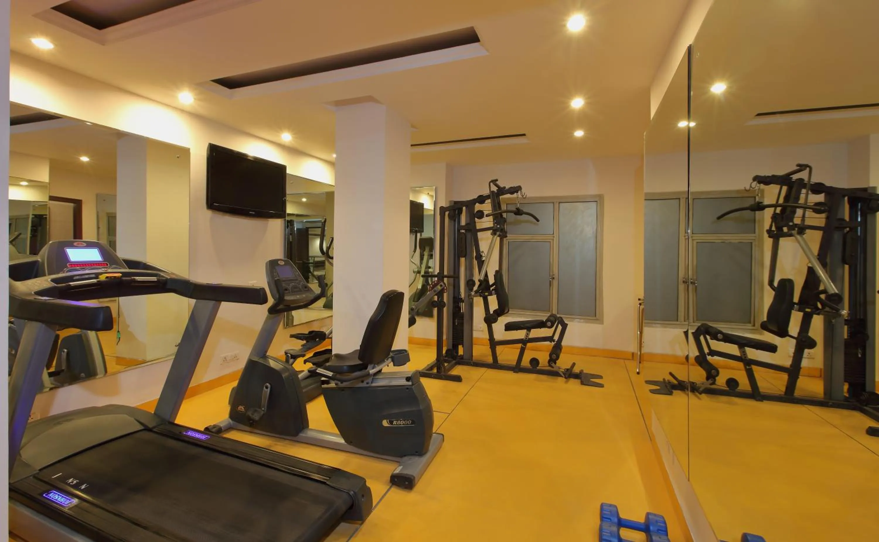 Fitness centre/facilities in Lemon Tree Hotel Baddi