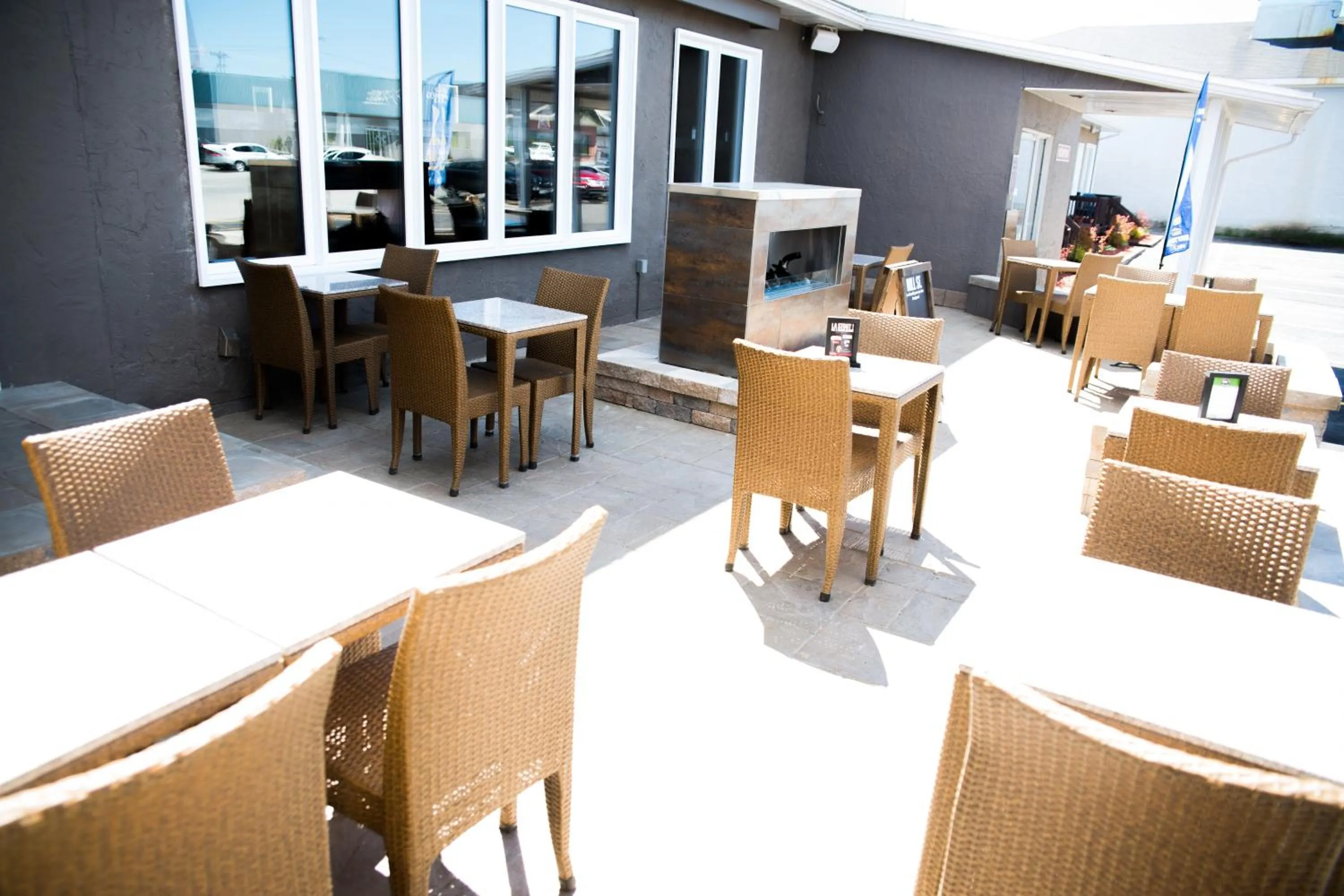 Patio in Hôtel Écono-One