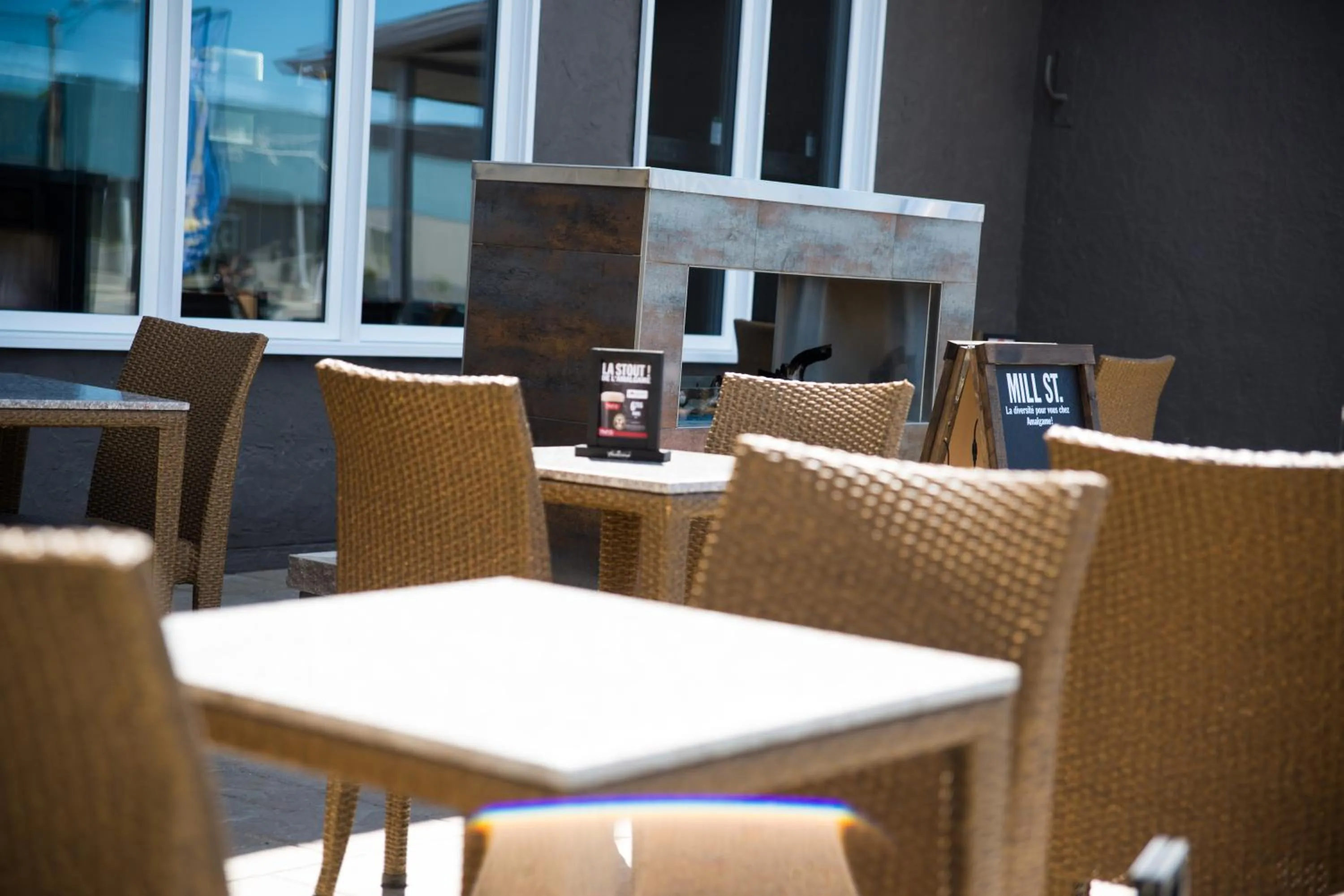 Patio in Hôtel Écono-One