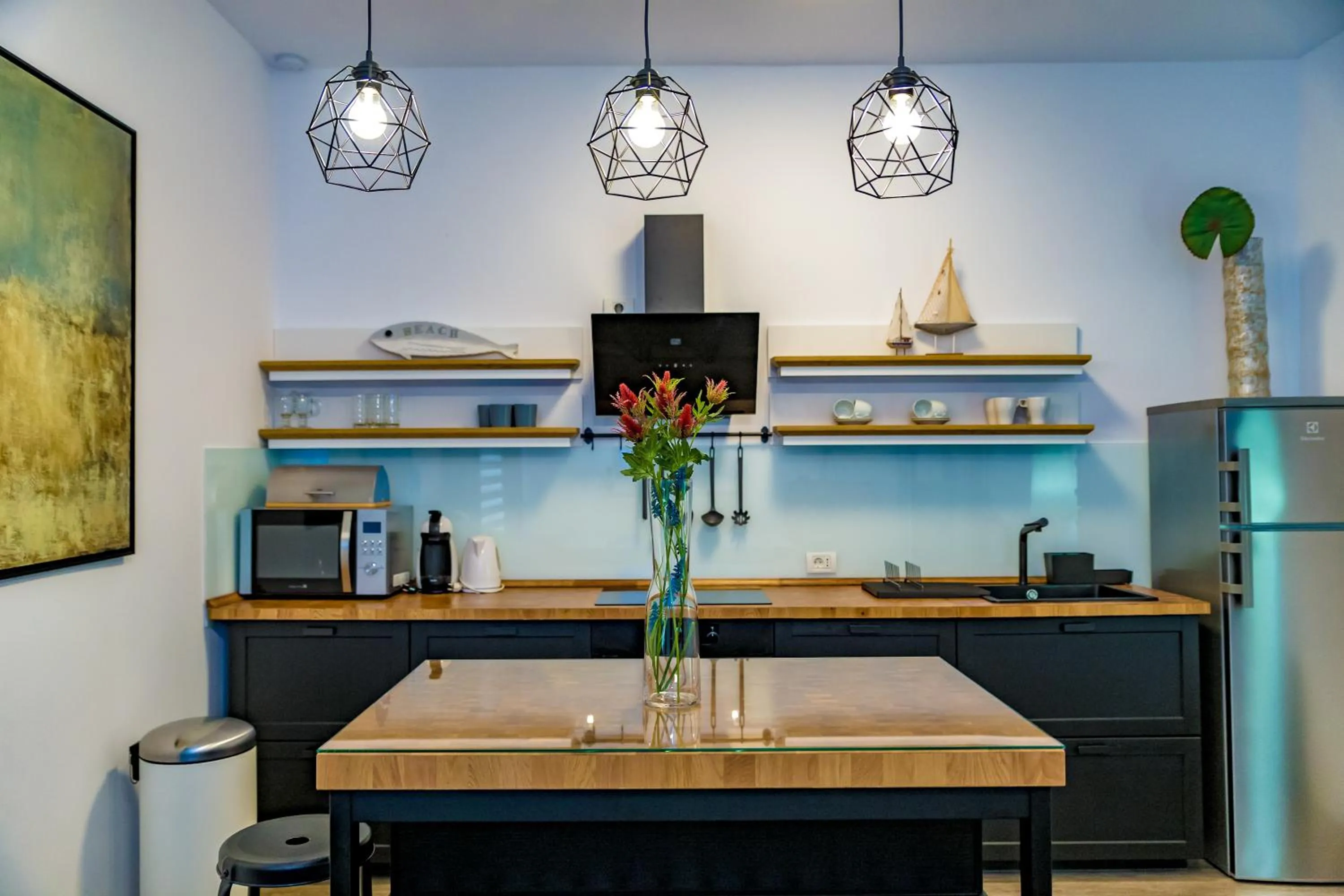 Kitchen or kitchenette in Villa Casafina Serviced Apartments