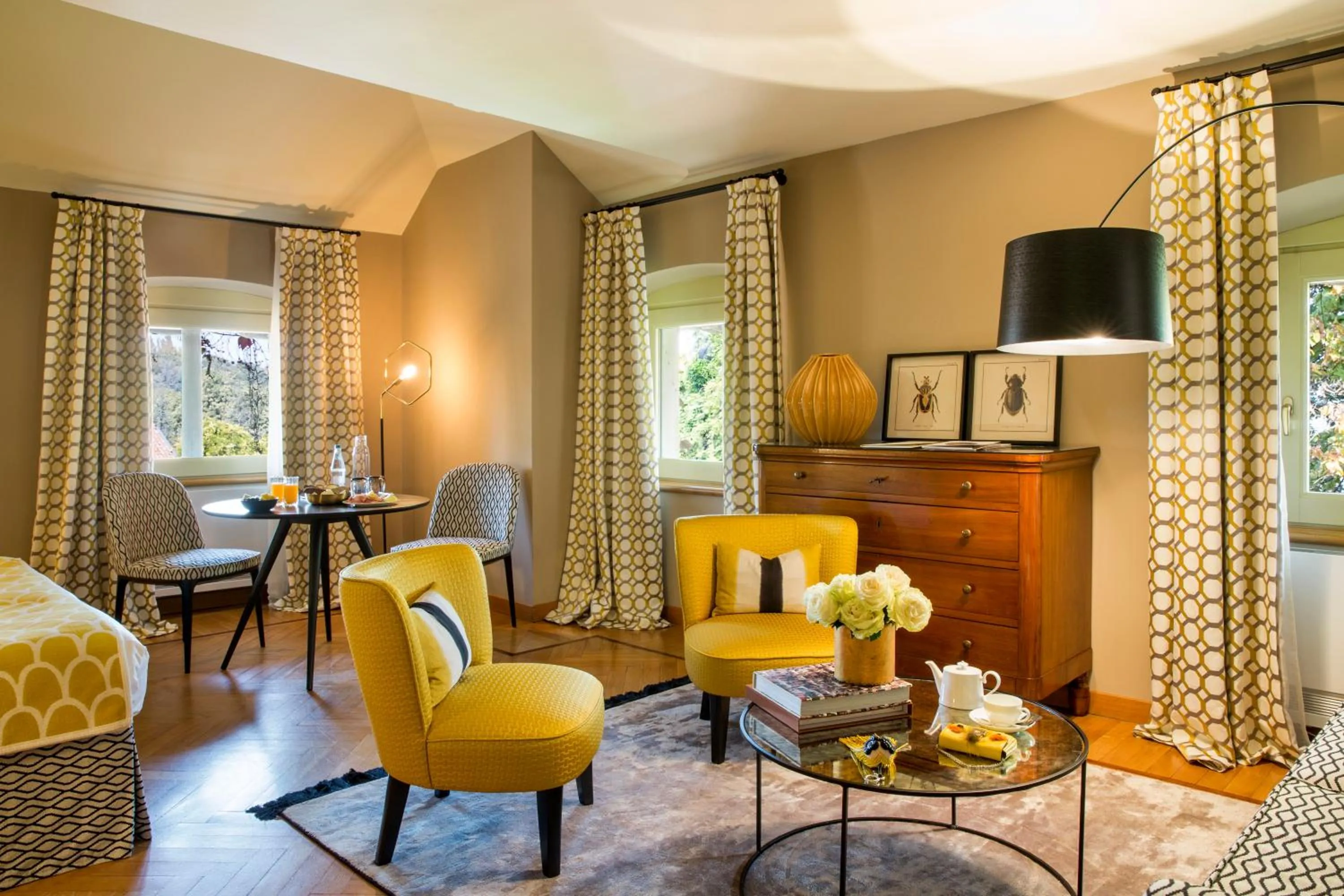 Seating area in L'Albereta Relais & Chateaux