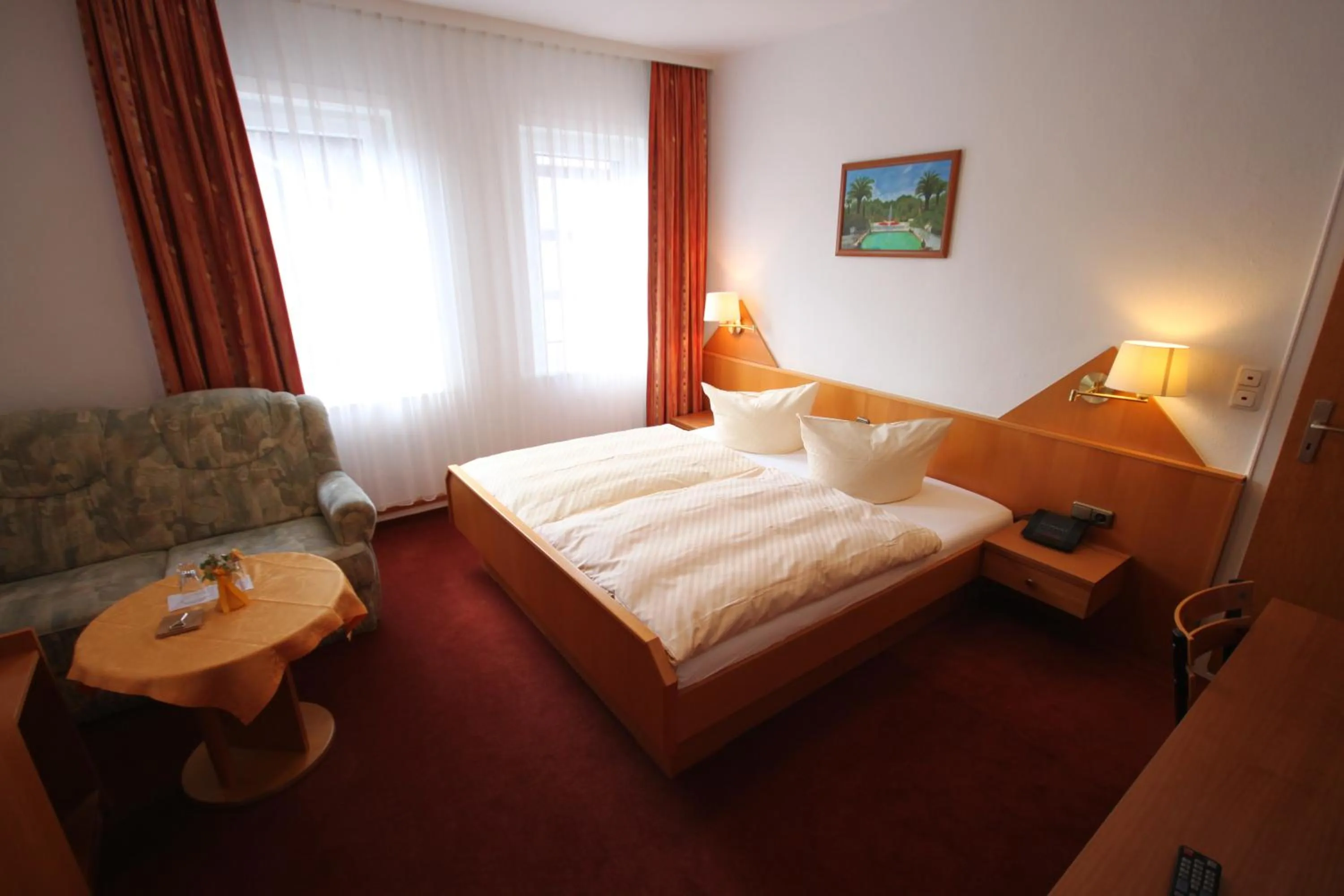 Bedroom, Bed in Haus Steinmeyer