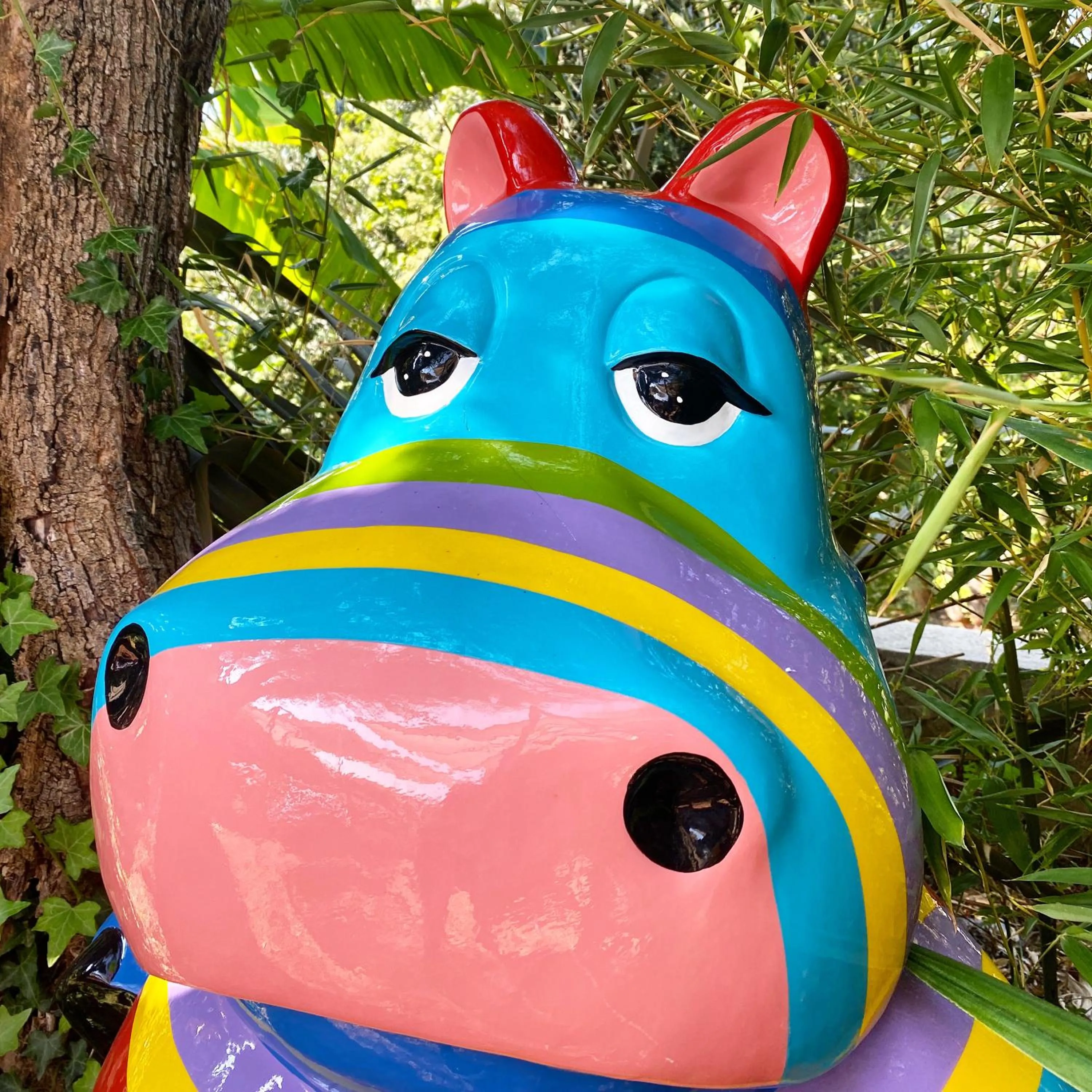 Garden view in Avocado Hôtel Restaurant