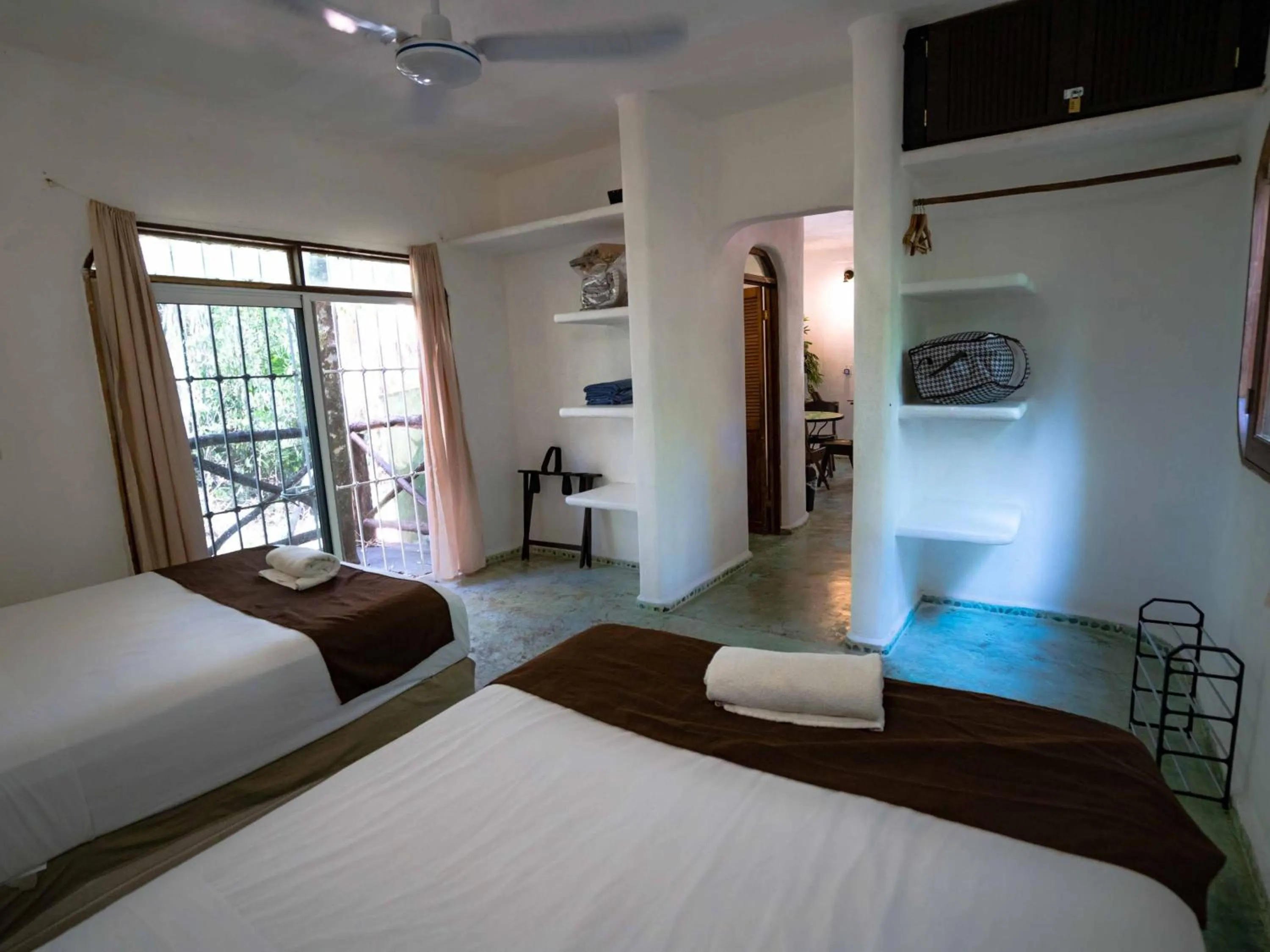 Bed in Jolie Jungle Eco Hotel