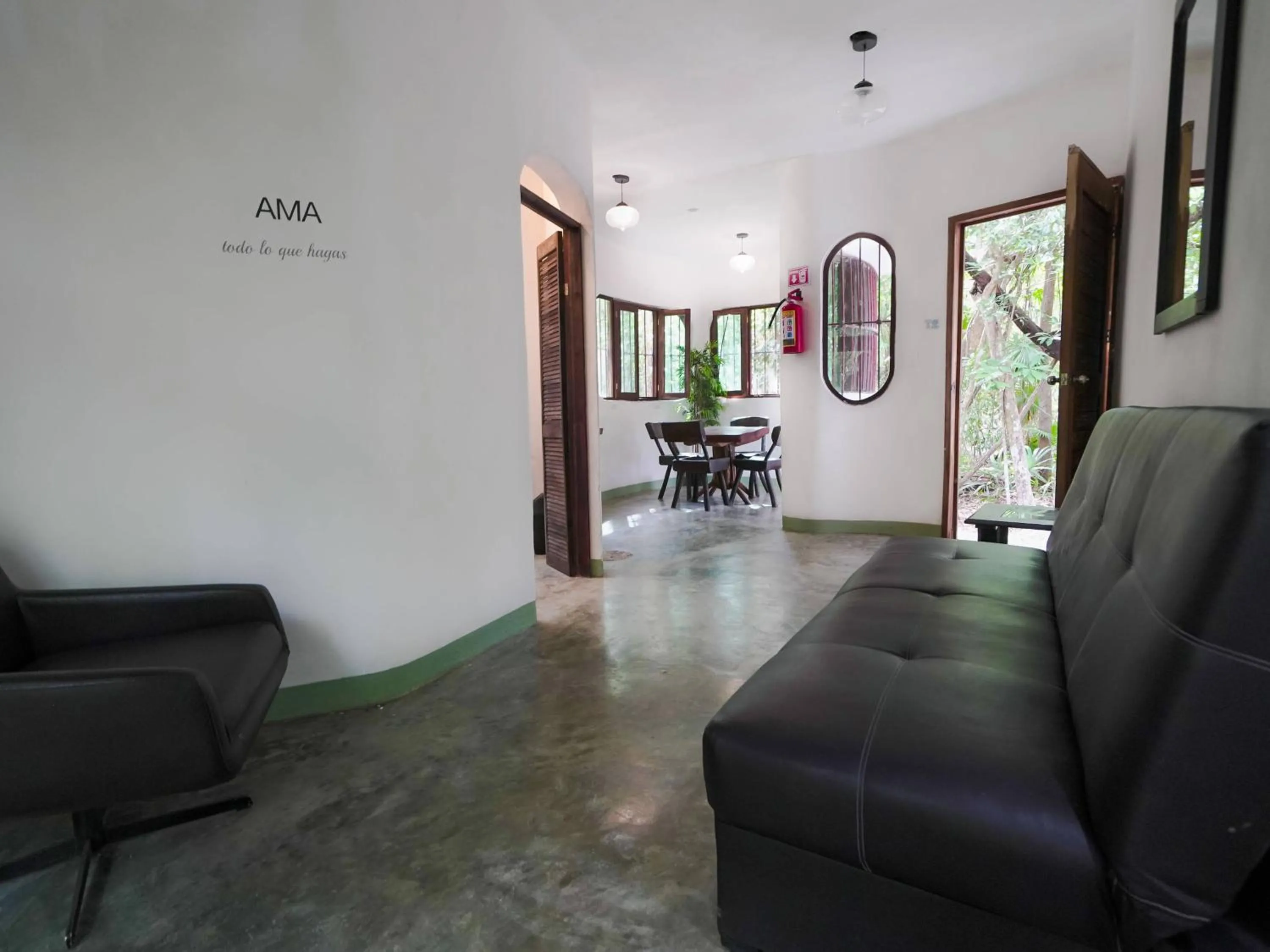 Living room in Jolie Jungle Eco Hotel