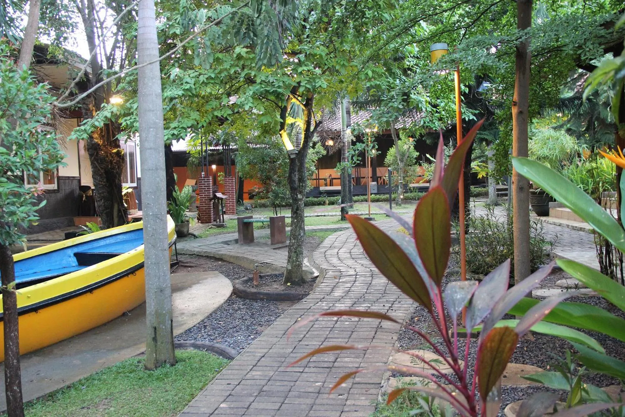 Children play ground in Bamboe Inn Homestay