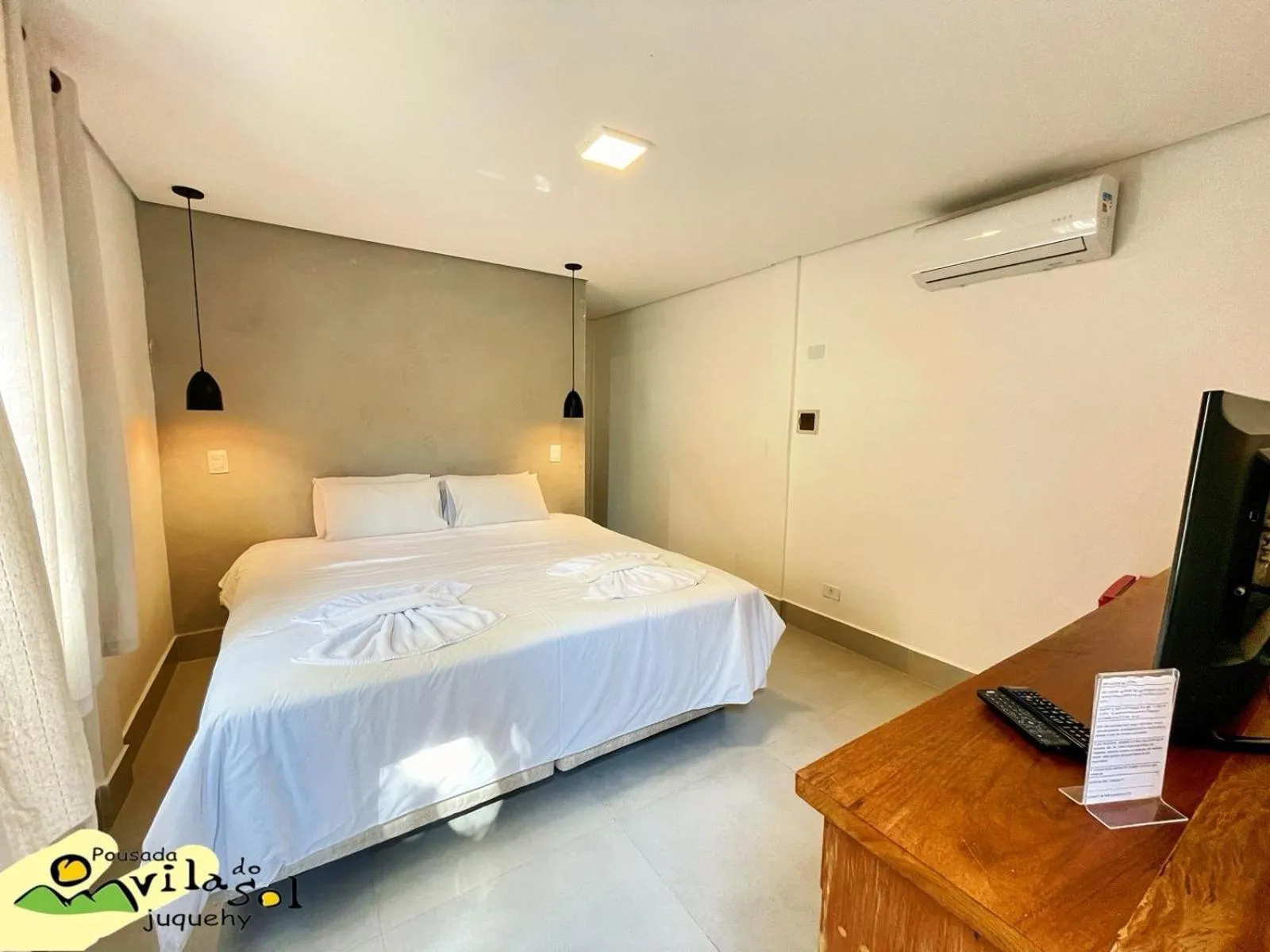 Bed in Pousada Vila do Sol Juquehy