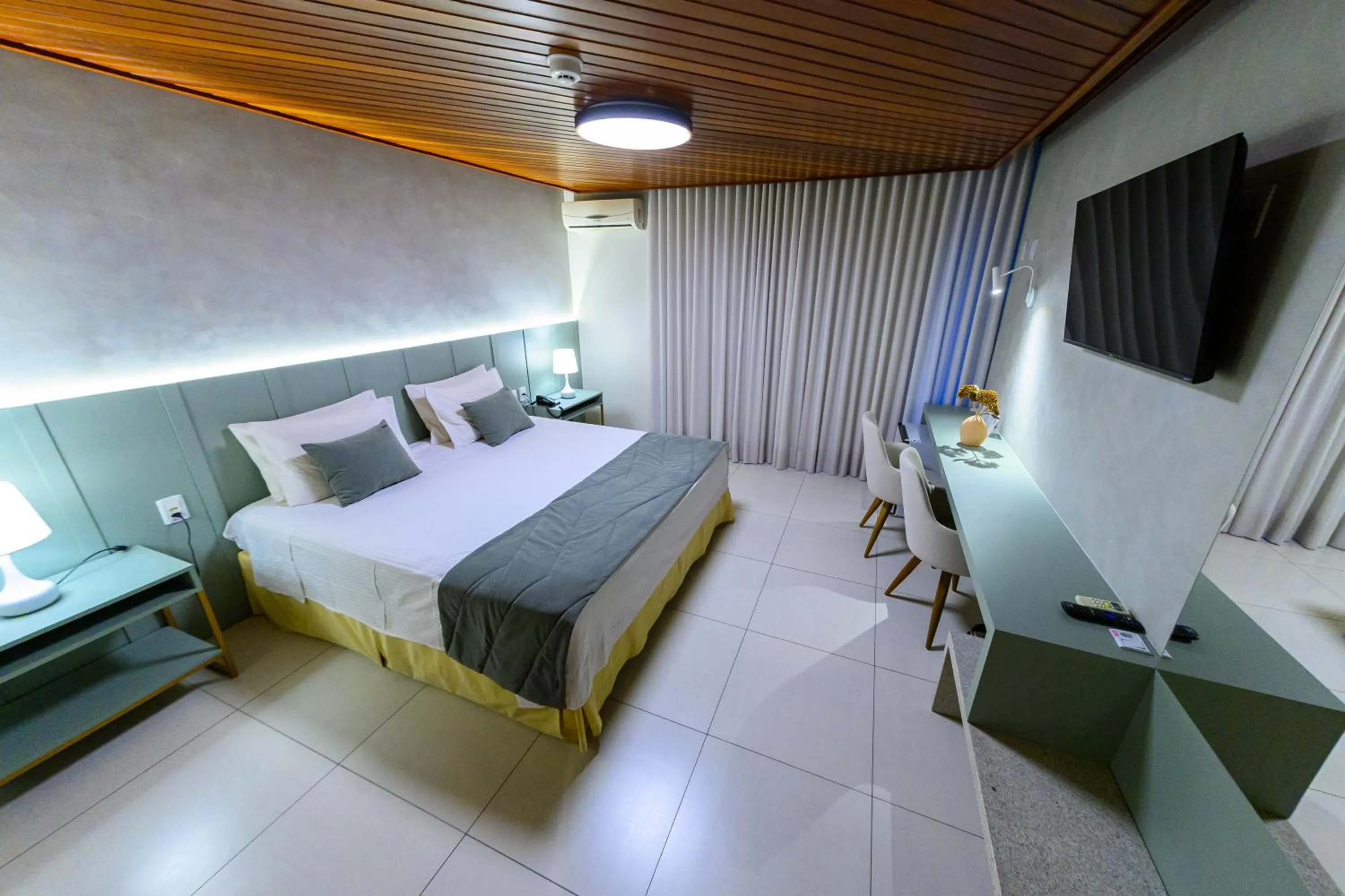 Bed in Hotel Águas Claras