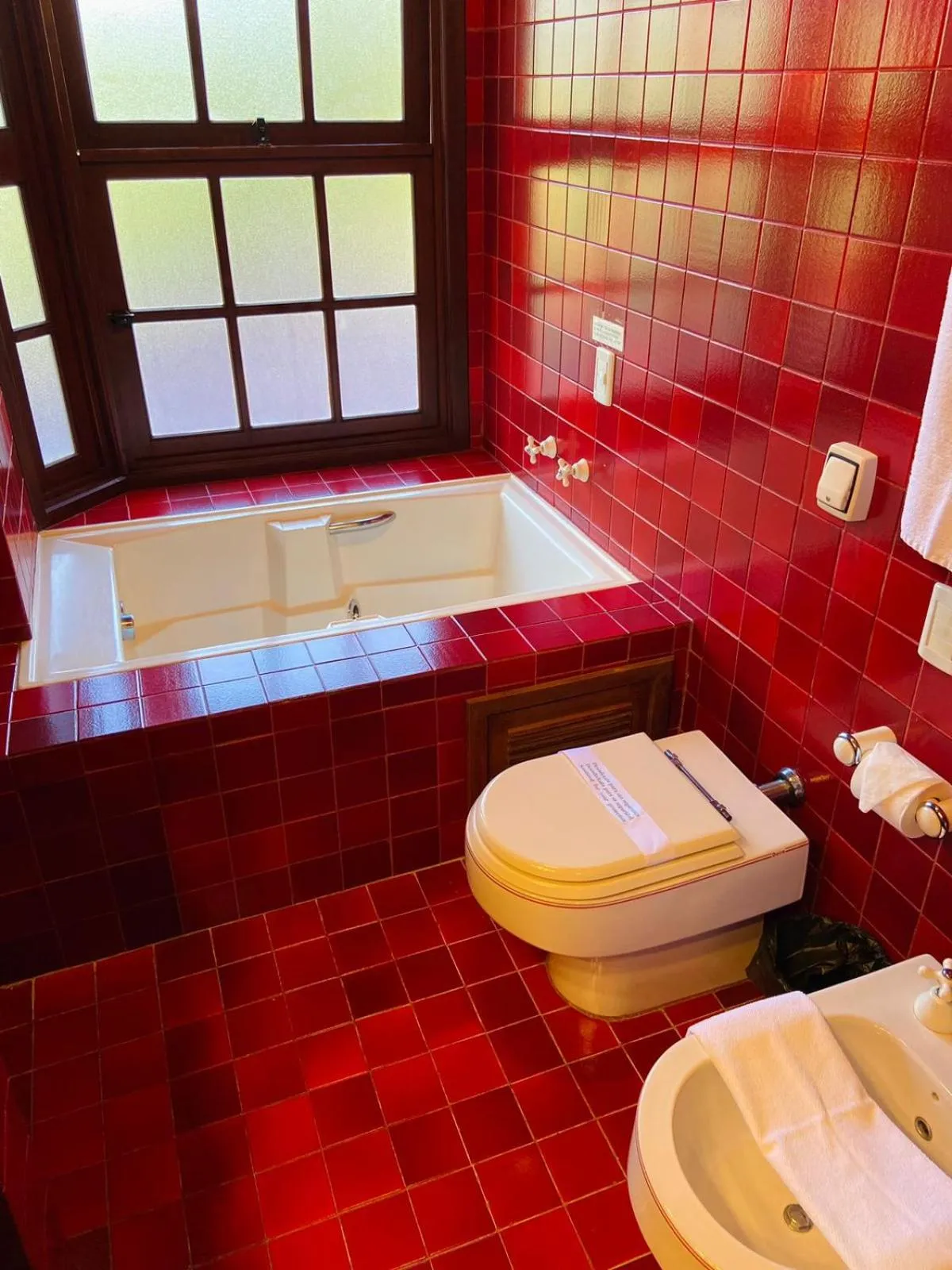 Bathroom in Hotel Águas Claras