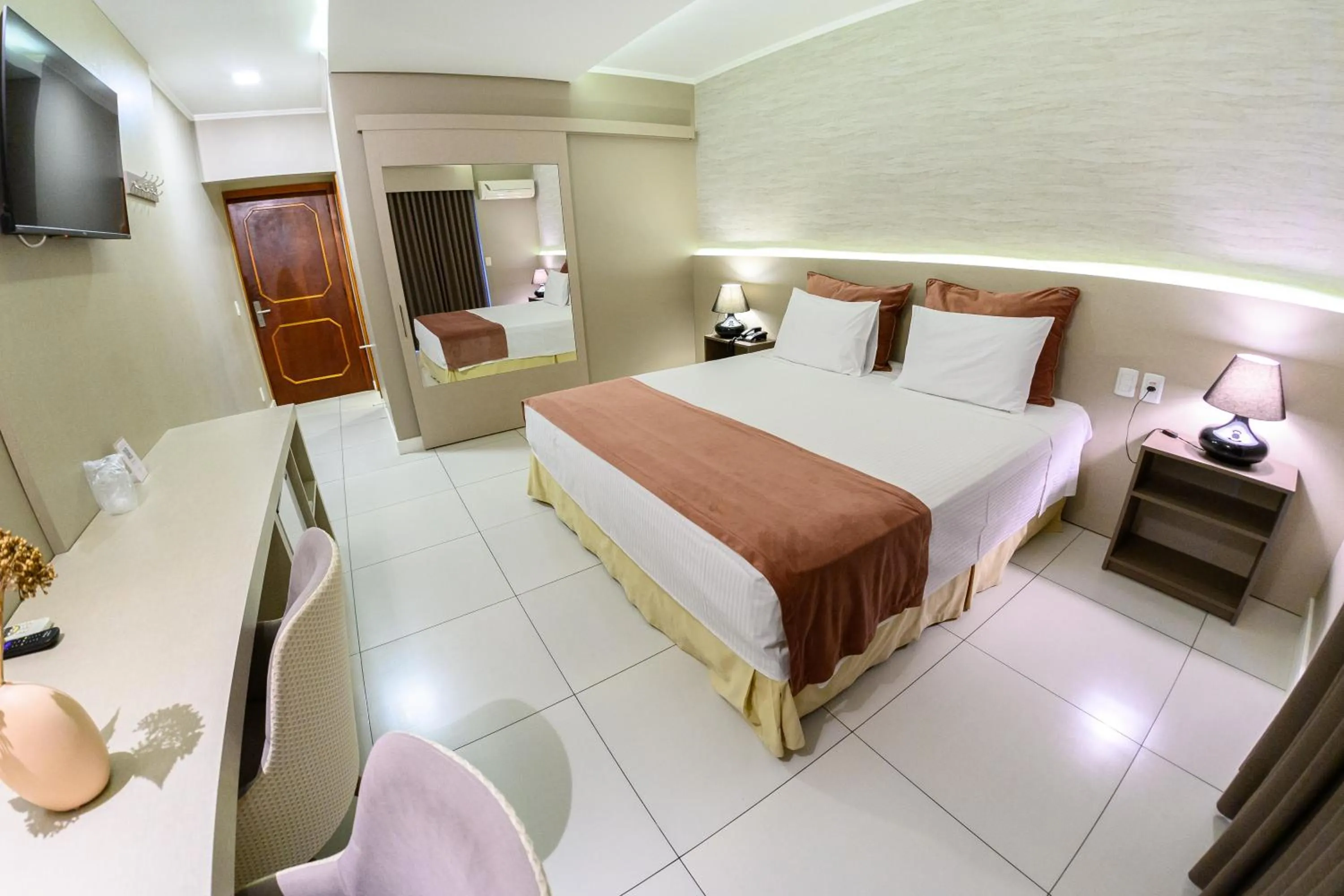 Bed in Hotel Águas Claras