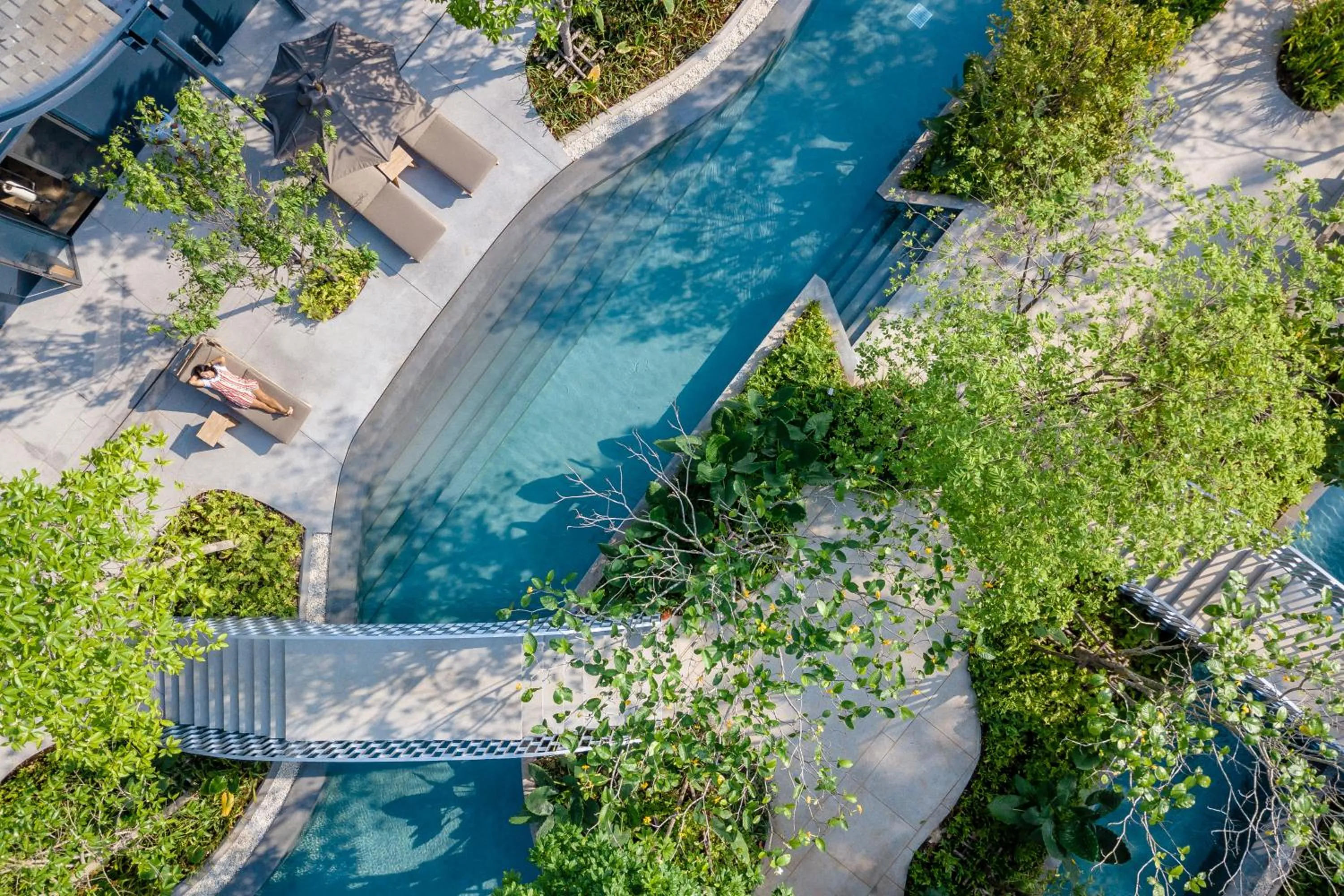 Swimming pool in Hotel Labaris Khao Yai