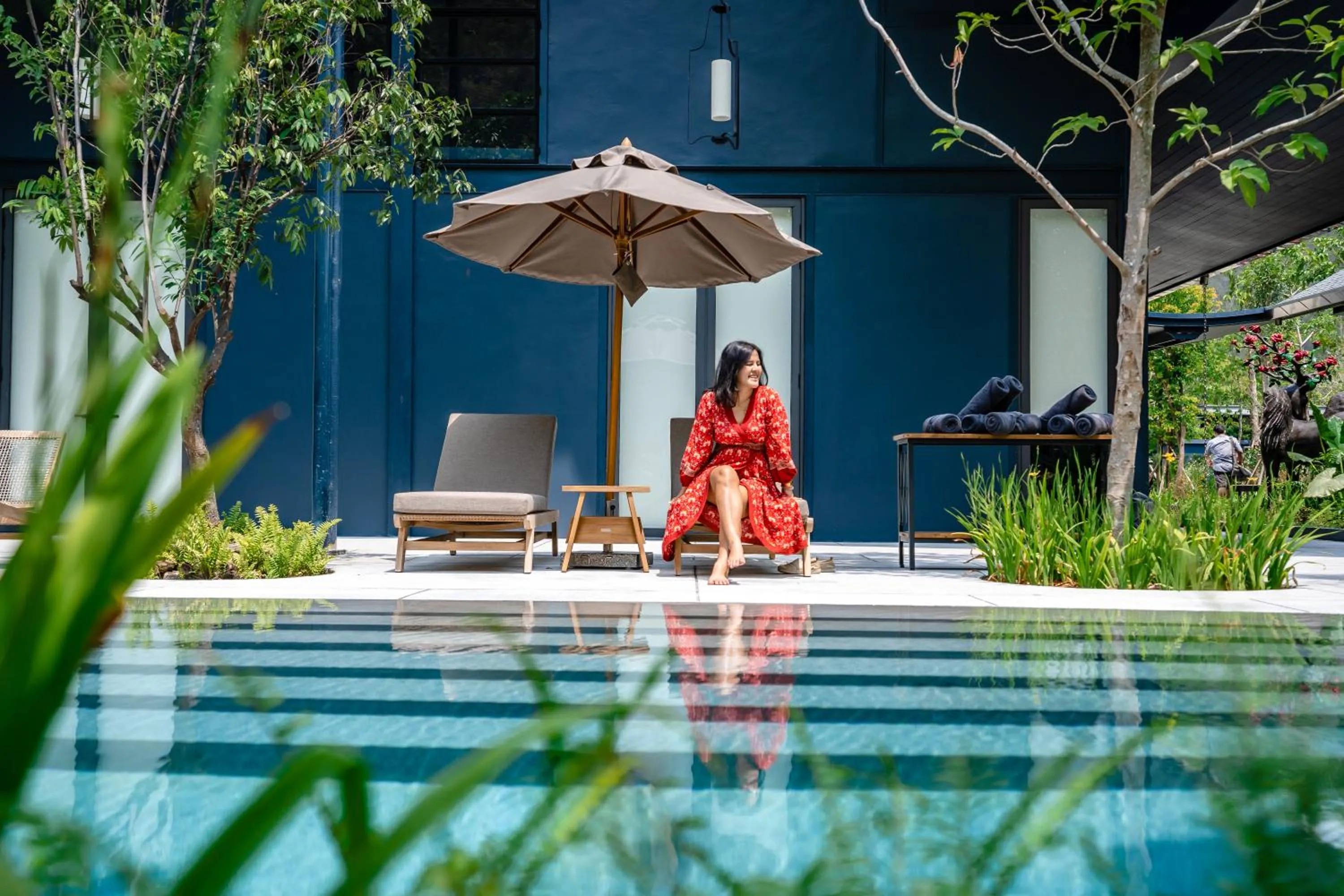 Swimming pool in Hotel Labaris Khao Yai