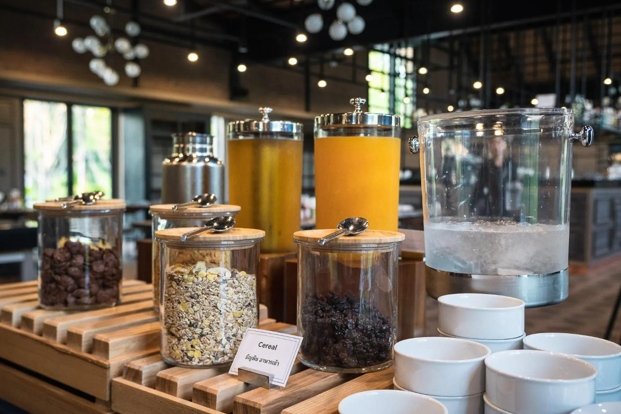 Buffet breakfast in Hotel Labaris Khao Yai