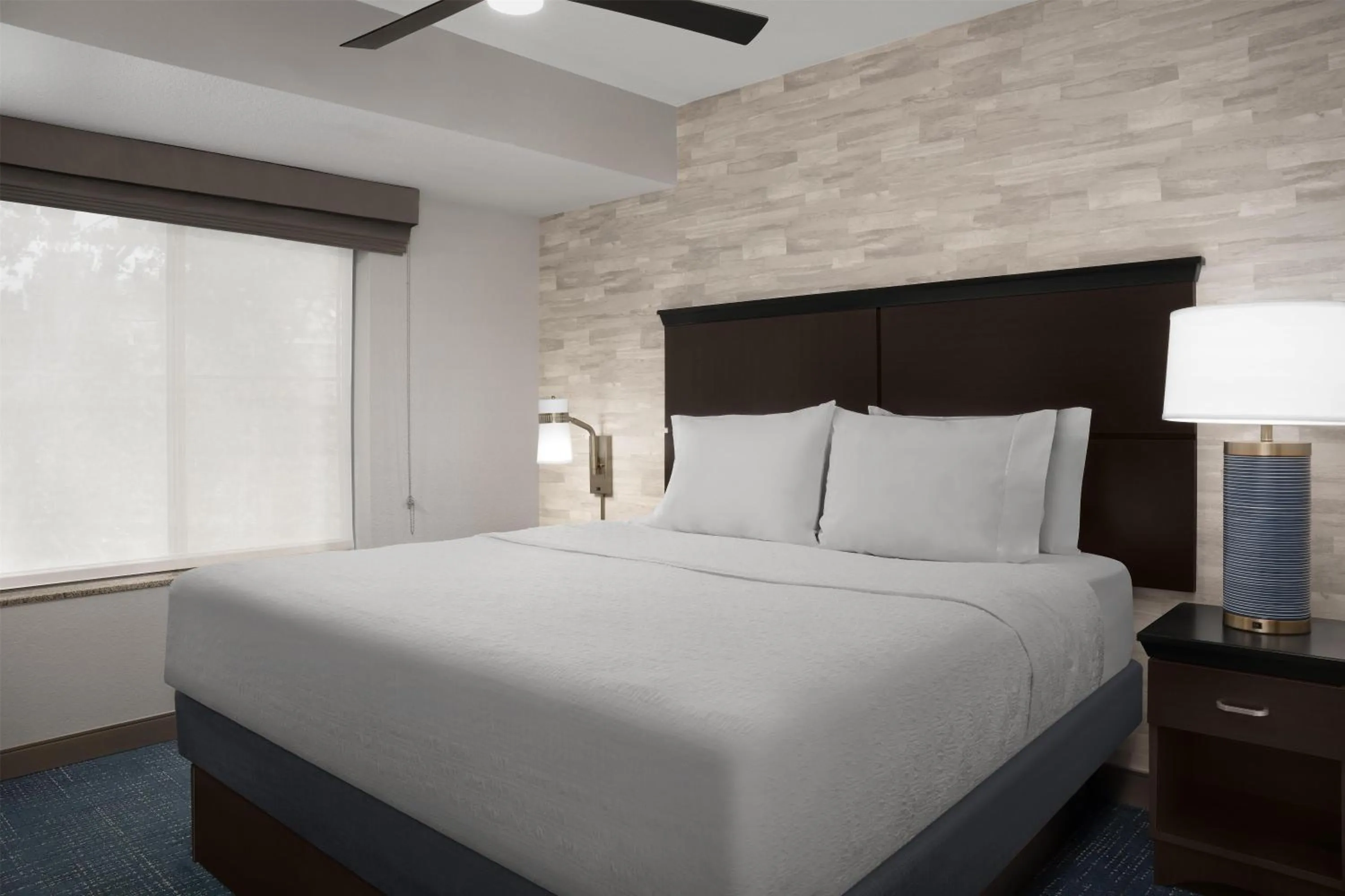 Bed in Hampton Inn & Suites Denver Tech Center