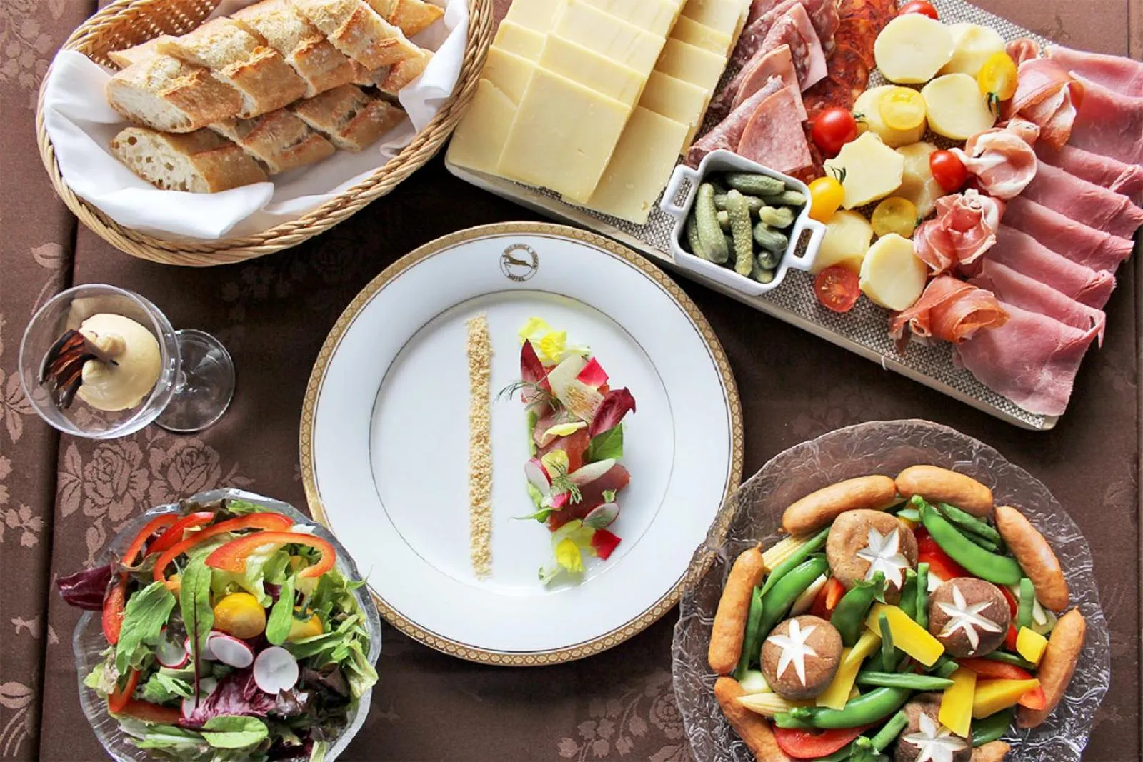 Dinner in Okushiga Kogen Hotel