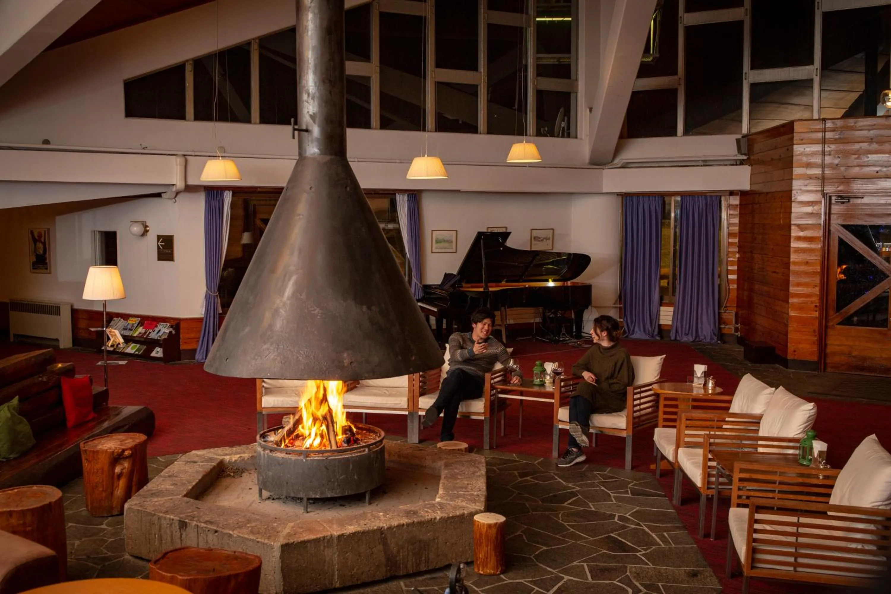 Lounge or bar in Okushiga Kogen Hotel