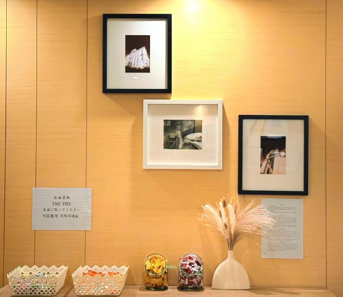 Decorative detail in Wemeet Hotel Taipei