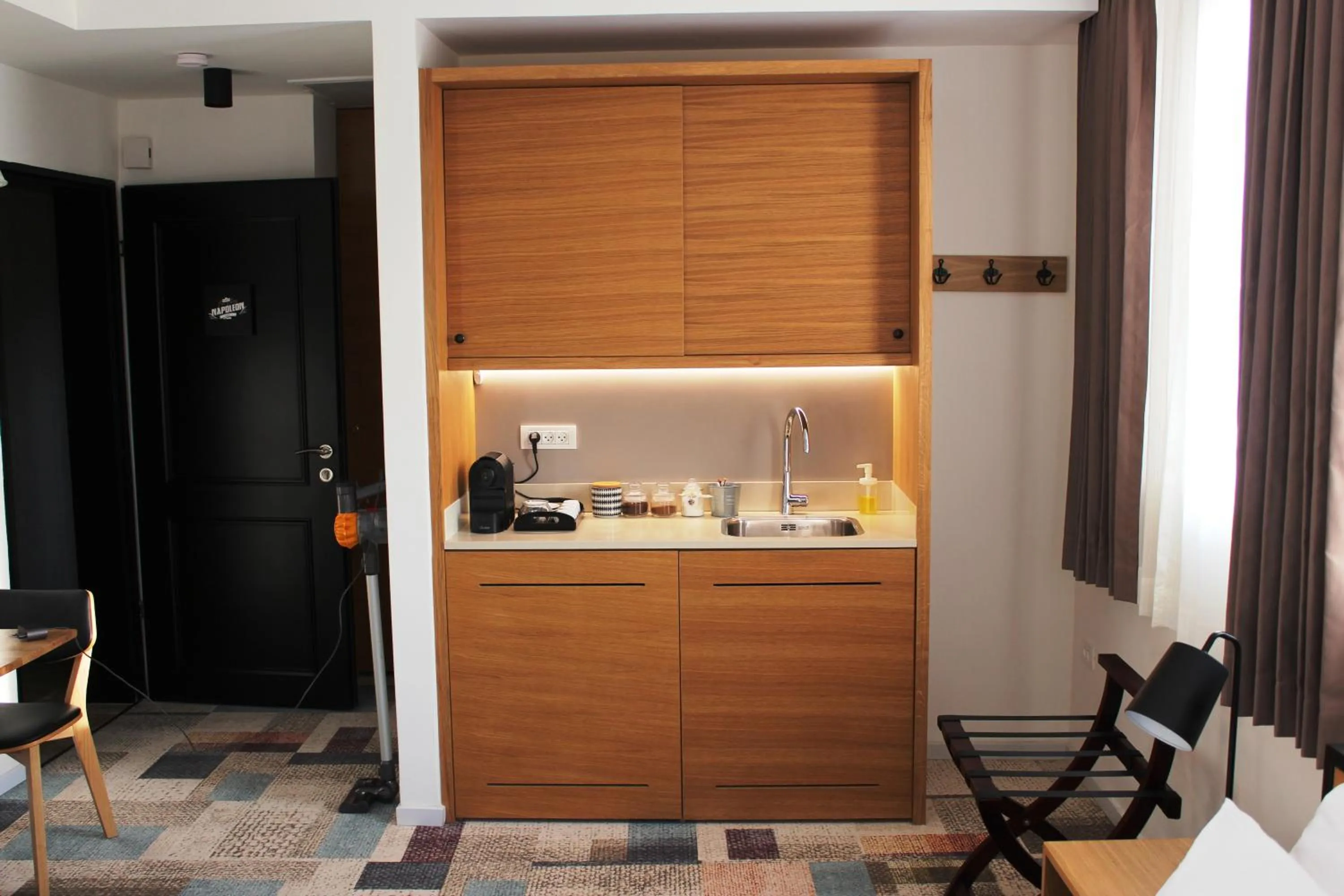Kitchen or kitchenette in Biazi Hotel